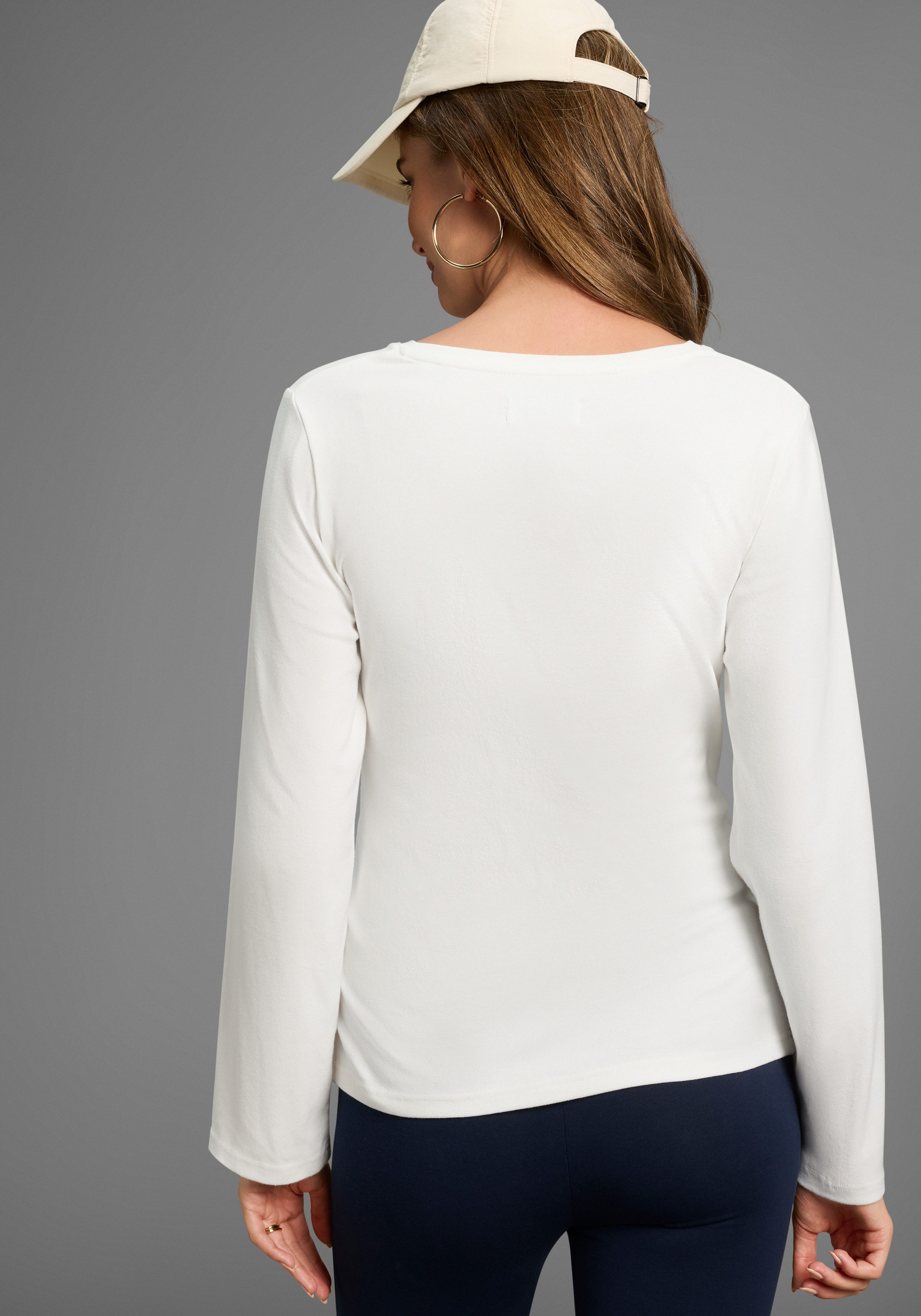 Nine-month maternity shirt, 2-pack nursing shirts with practical neckline (2-piece set), 2-pack maternity shirt for pregnancy and breastfeeding