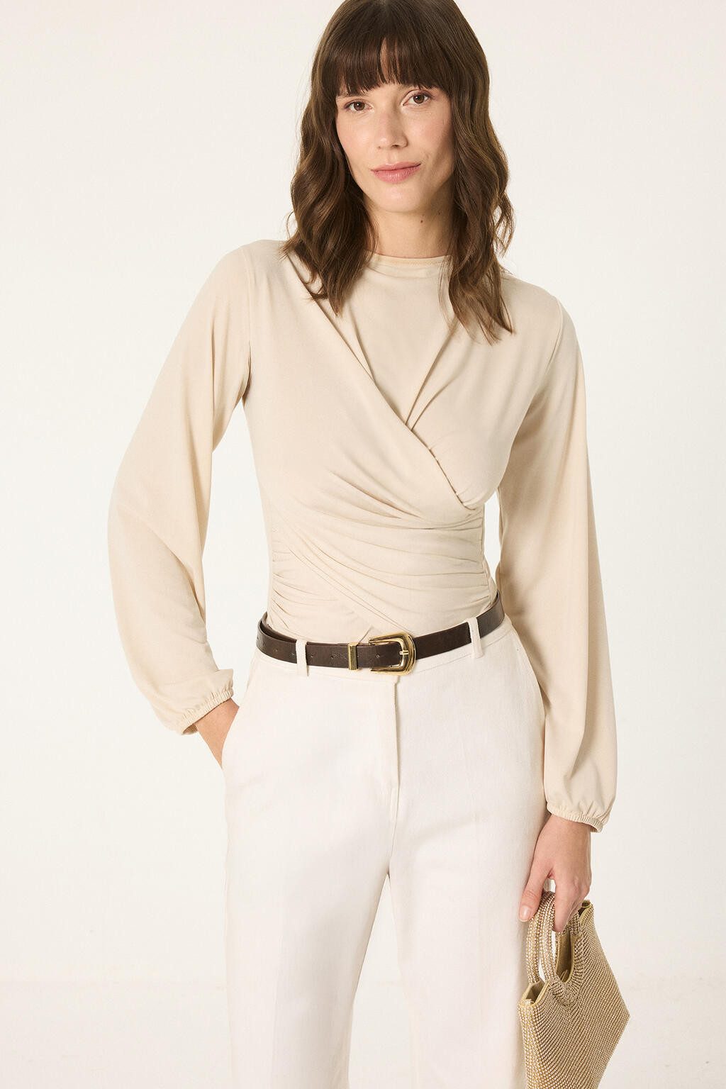 touche prive Tunika DRAPIERTE BLUSE