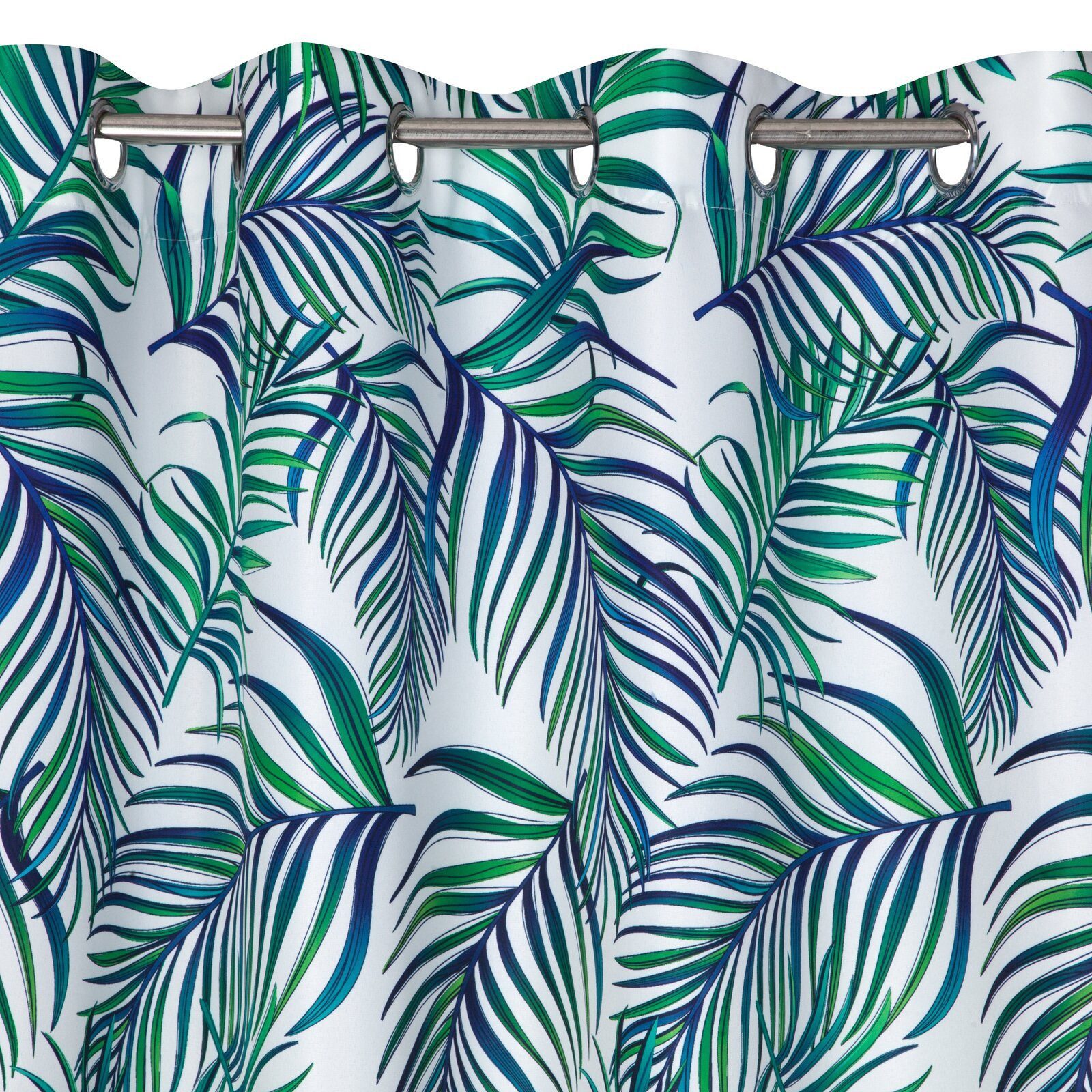 Design91 Vorhang Vorhänge mit Dschungel Muster günstig online kaufen
