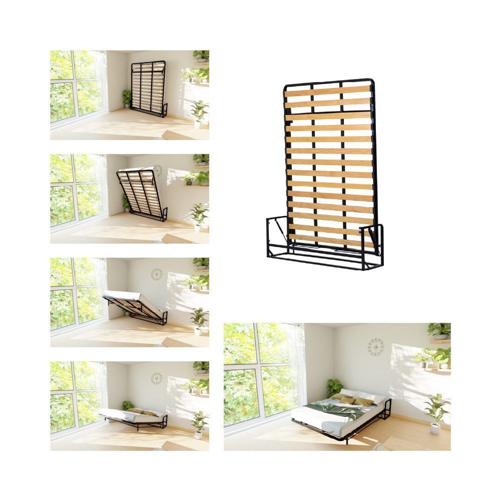 Wall Bed King Stauraumbett Wall Bed King Schrankbett – Platzsparendes Vertikales Wandbett