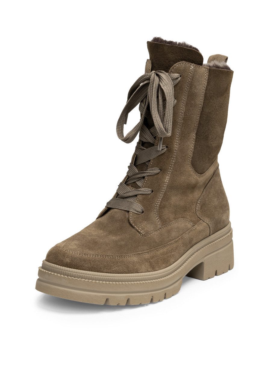 vitaform Damen Stiefeletten Veloursleder Stiefelette
