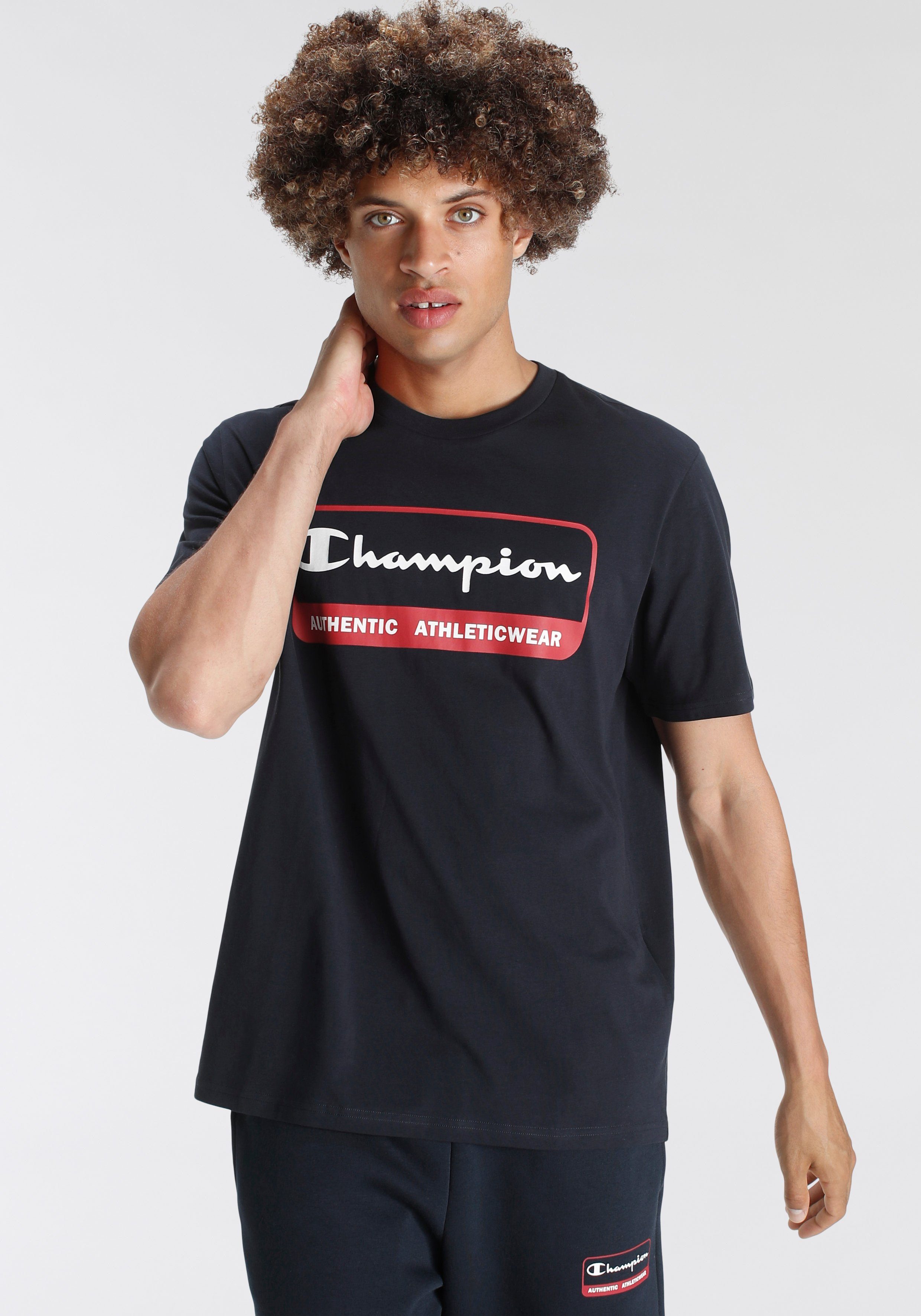 Champion T-Shirt Graphic Shop Crewneck T-Shirt marine