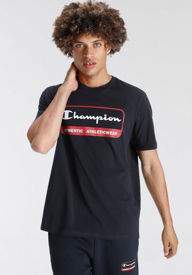Champion T-Shirt Graphic Shop Crewneck T-Shirt, Ein angenehmeres  Tragegefühl und Bewegungsfreiheit