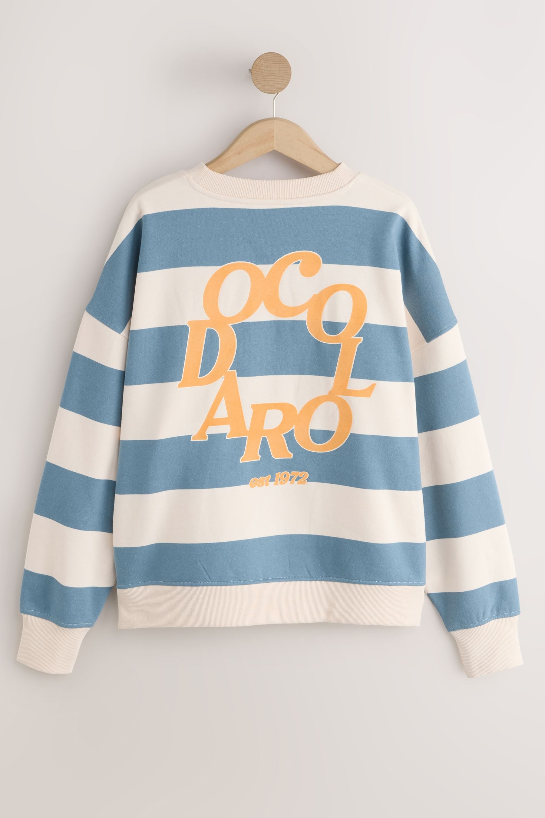 Next Sweater Sweatshirt, Streifen und Grafik, Colarado City (1-tlg) günstig online kaufen