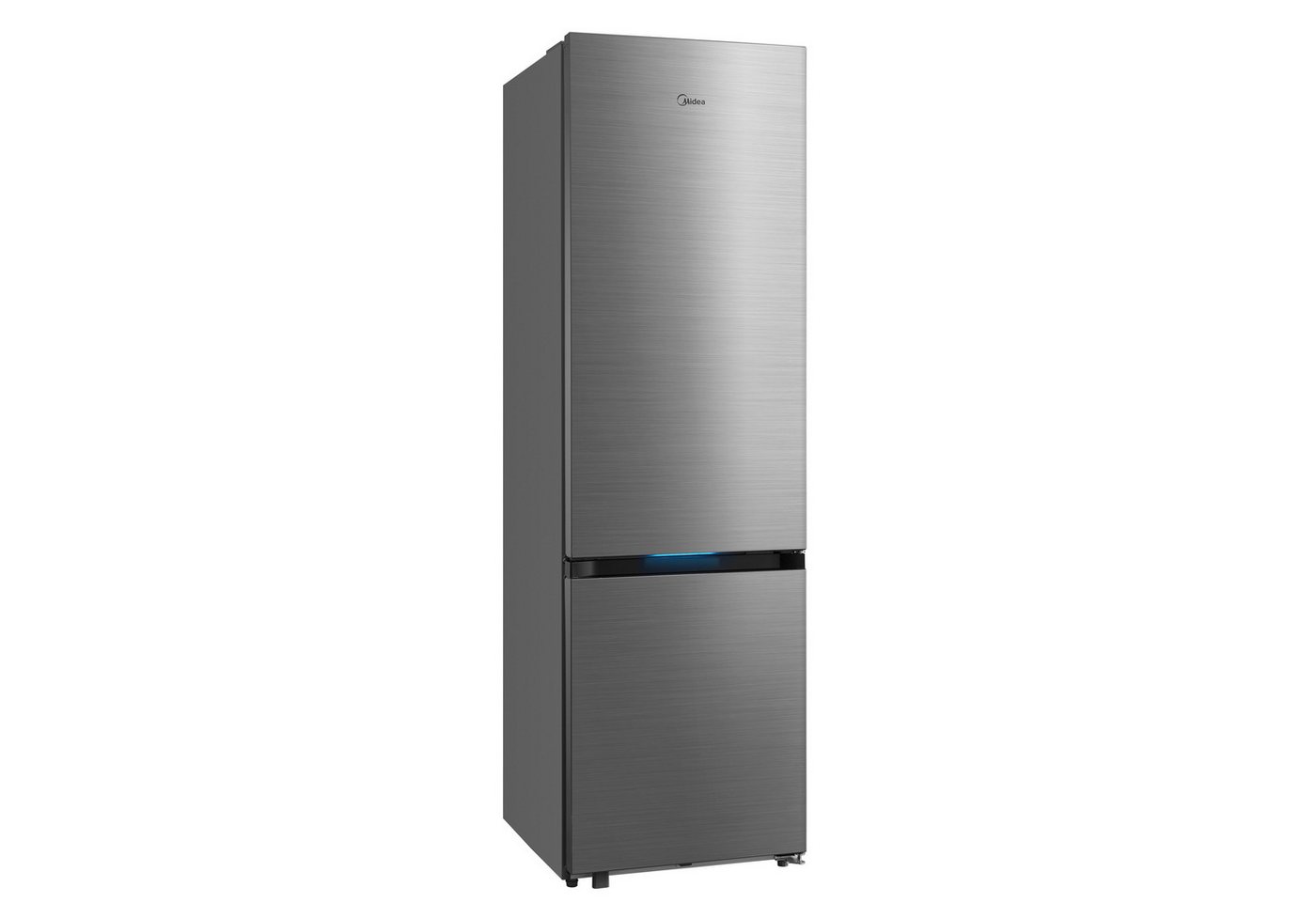Midea Kühl-/Gefrierkombination SPACE MASTER MERB445MIC46, 201 cm hoch, 59,5 cm breit, Mehr Platz für Frische – mit extra viel Stauraum und NoFrost