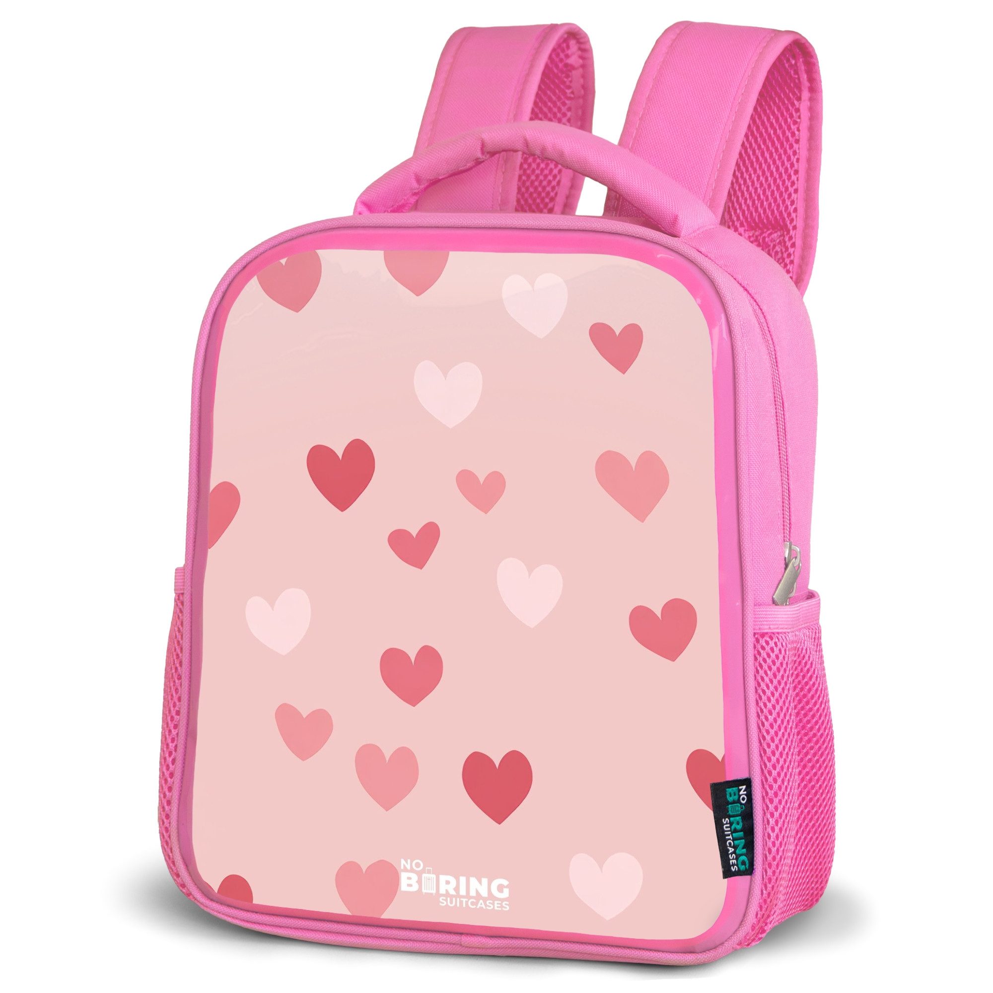NoBoringSuitcases.com© Rucksack Herzen, Kinderrucksack, Schulrucksack, Freizeitrucksack, Mädchen, Kindergarten
