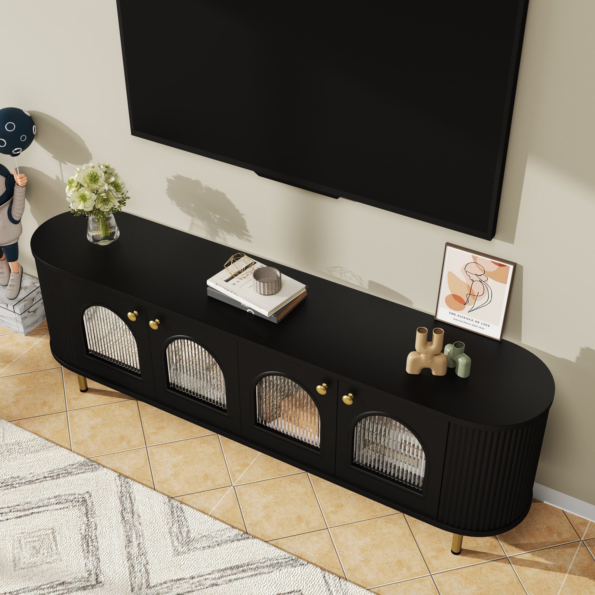 Merax Lowboard (1 St), TV-Schrank mit günstig online kaufen