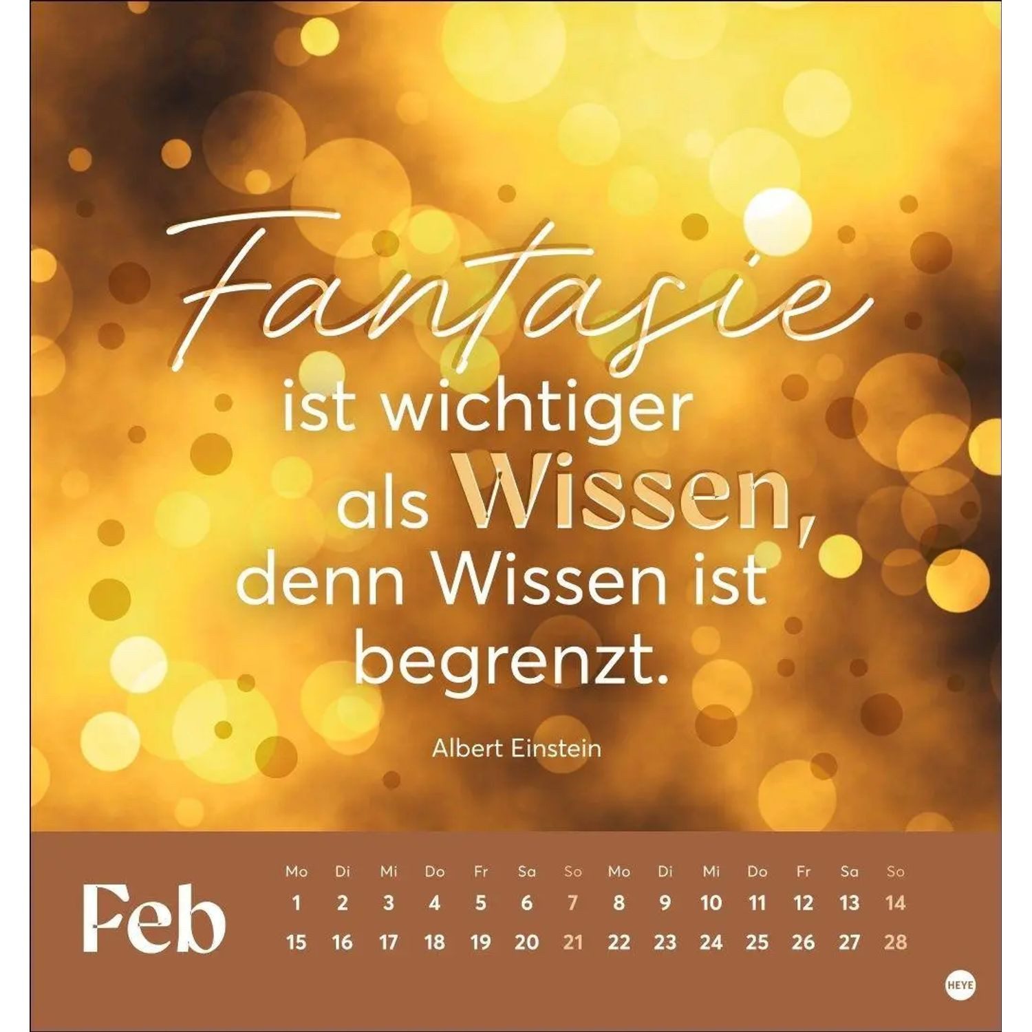 HEYE Monatskalender Book Lover Postkartenkalender 2027 - Postkarten für Buchverliebte