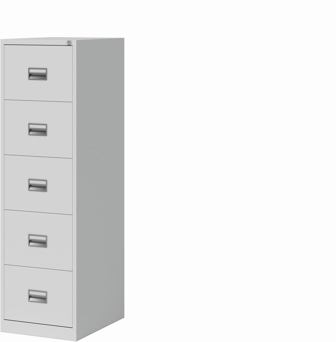 Bisley Light Hängeschuhschrank Hängeregistraturschrank Eco 5 Schübe HxbxT 1596x467x620mm lichtgrau