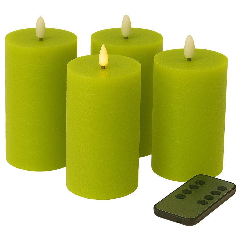 Fachhandel Plus LED-Kerze LED Kerzen mit Timer, Stumpenkerze 15x7,5 cm, LED günstig online kaufen