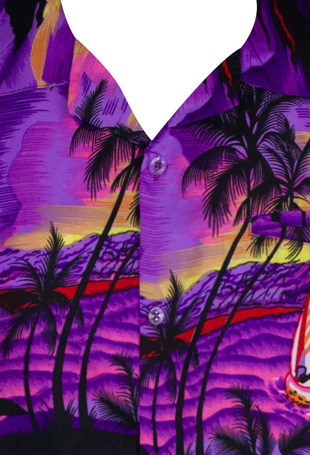 King Kameha Hawaiihemd Surf Kids Funky Hawaii-Hemd Kinder Kurzarm Front-Tasche Unisex