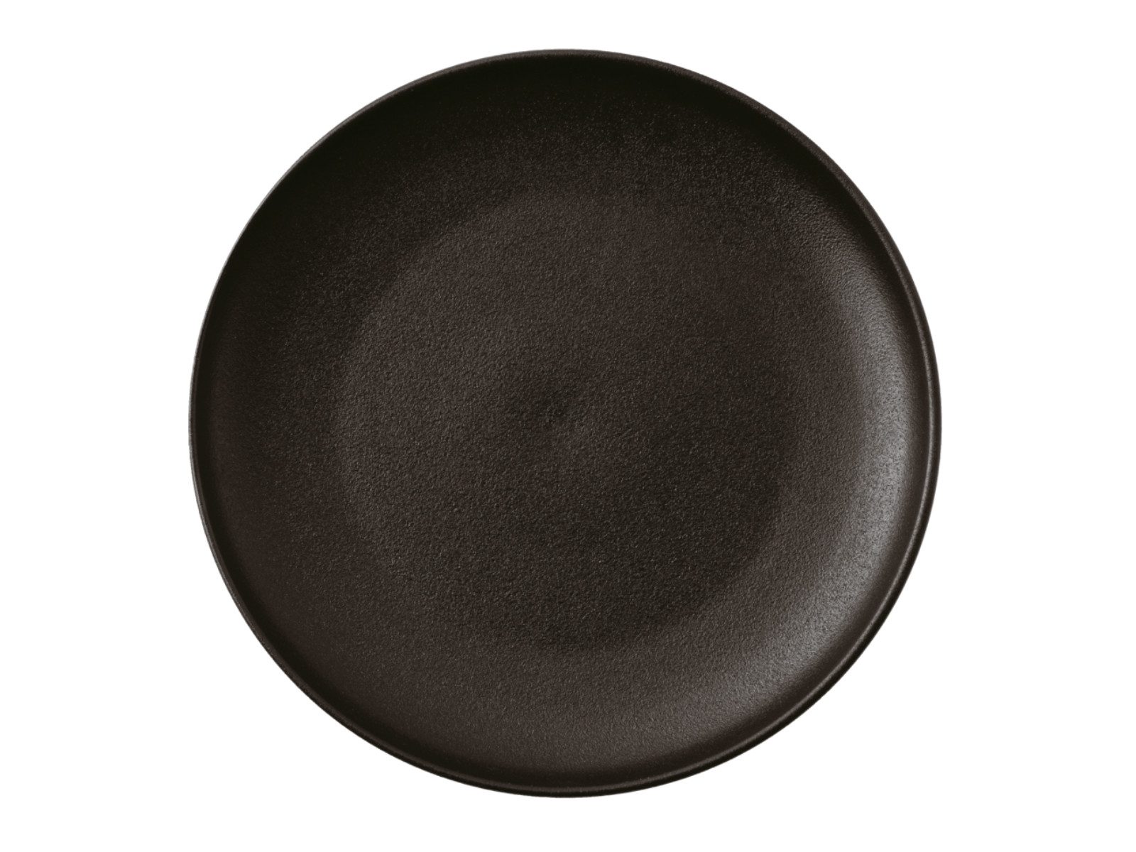 Rosenthal Teller Stoneware Black Clay Teller flach 21cm