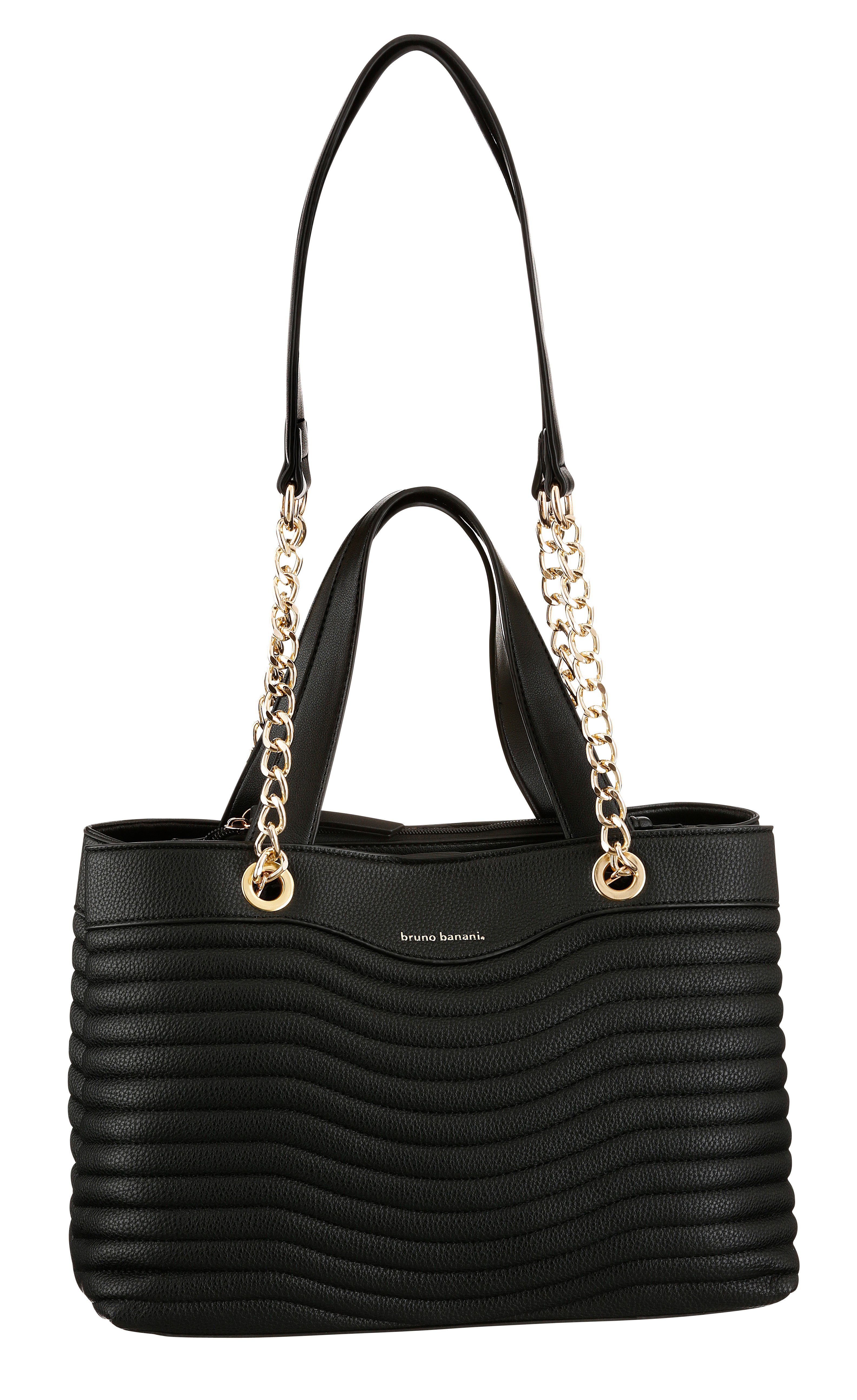 Bruno Banani Henkeltasche, mit goldfarbenen Kettendetails günstig online kaufen
