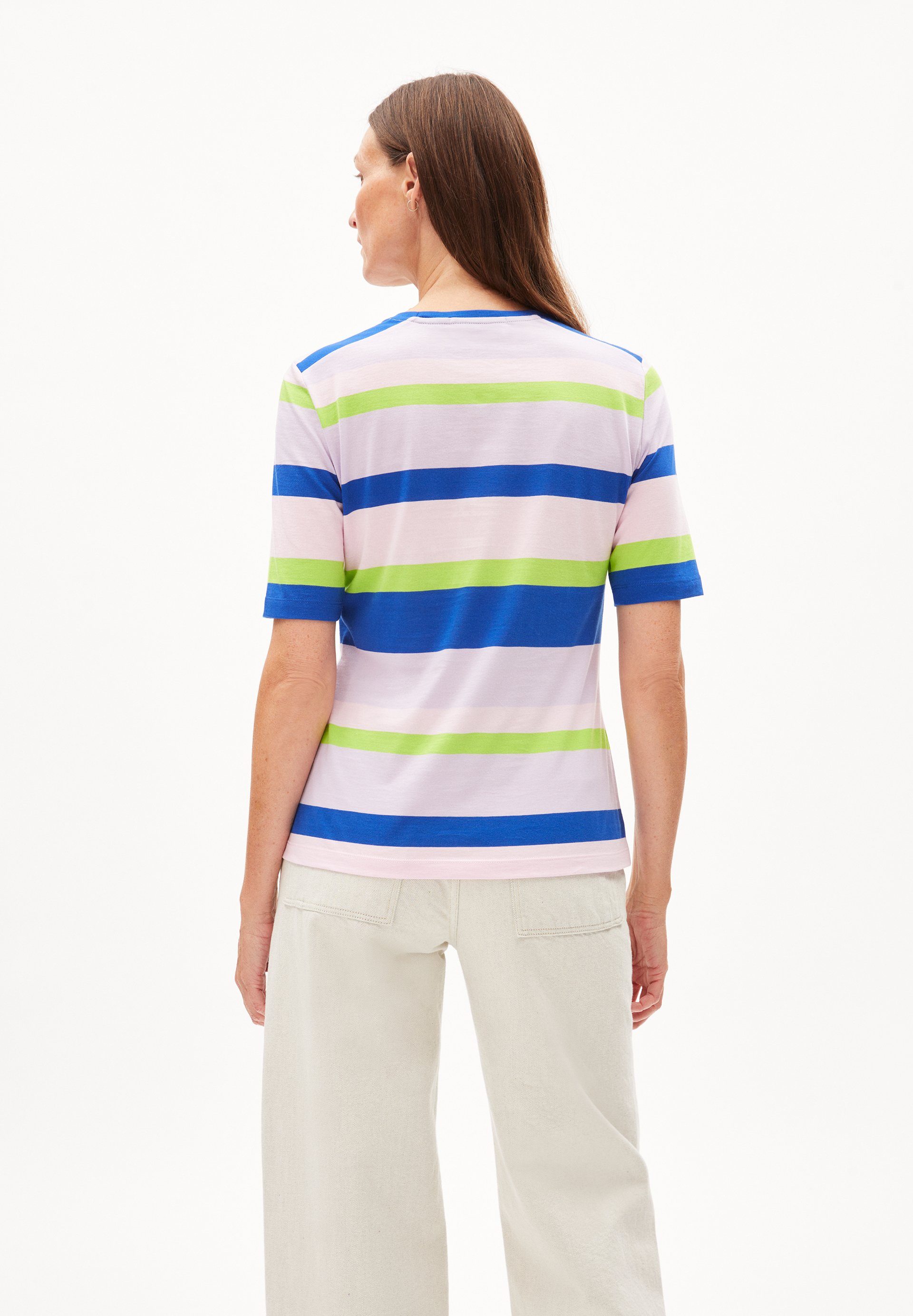 Armedangels T-Shirt DONAAJI MULTI COLOR Fitted