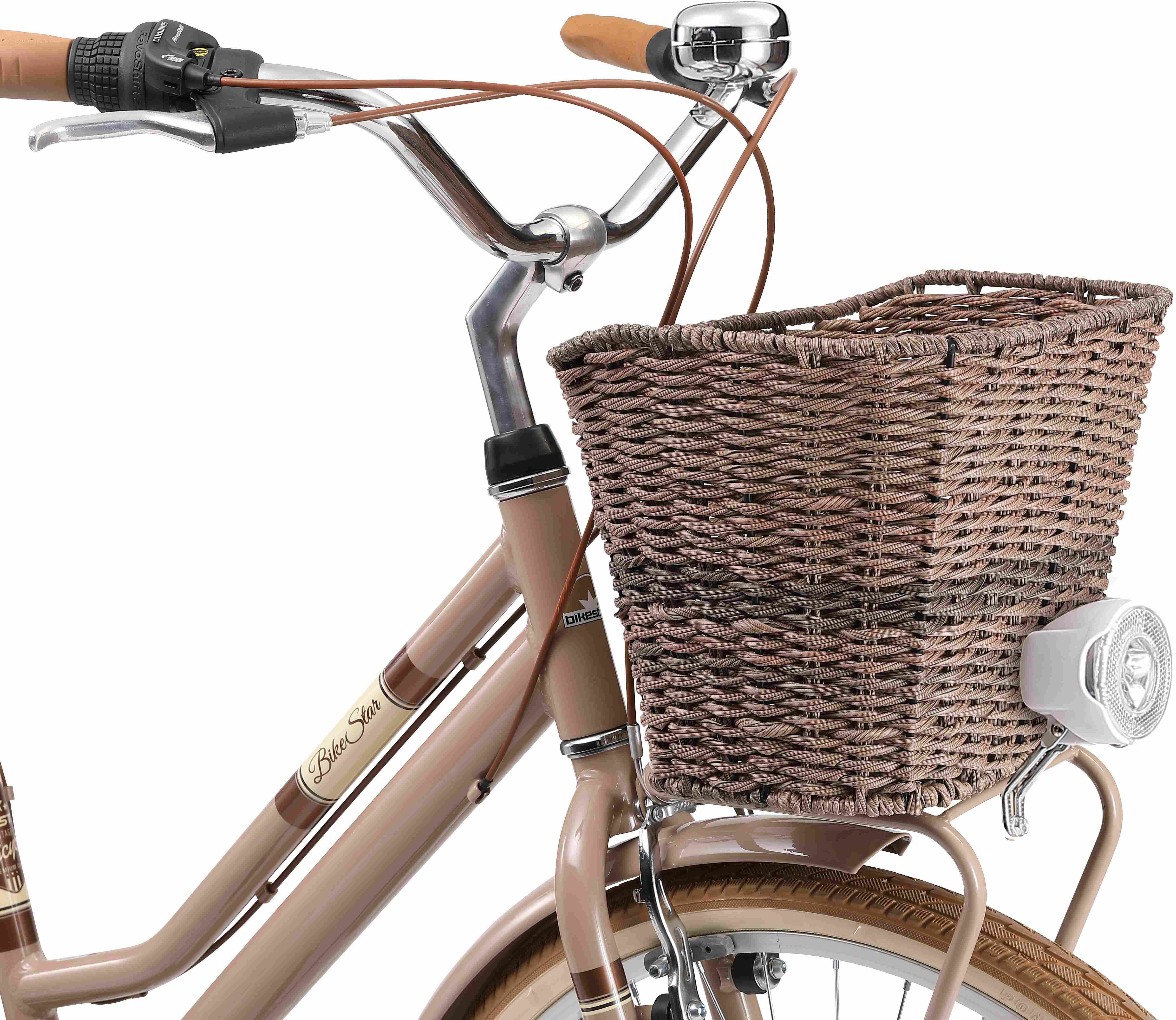 Bikestar City Bike, 7-speed Shimano RD-TY21 derailleur, derailleur gears, for women, derailleur gears