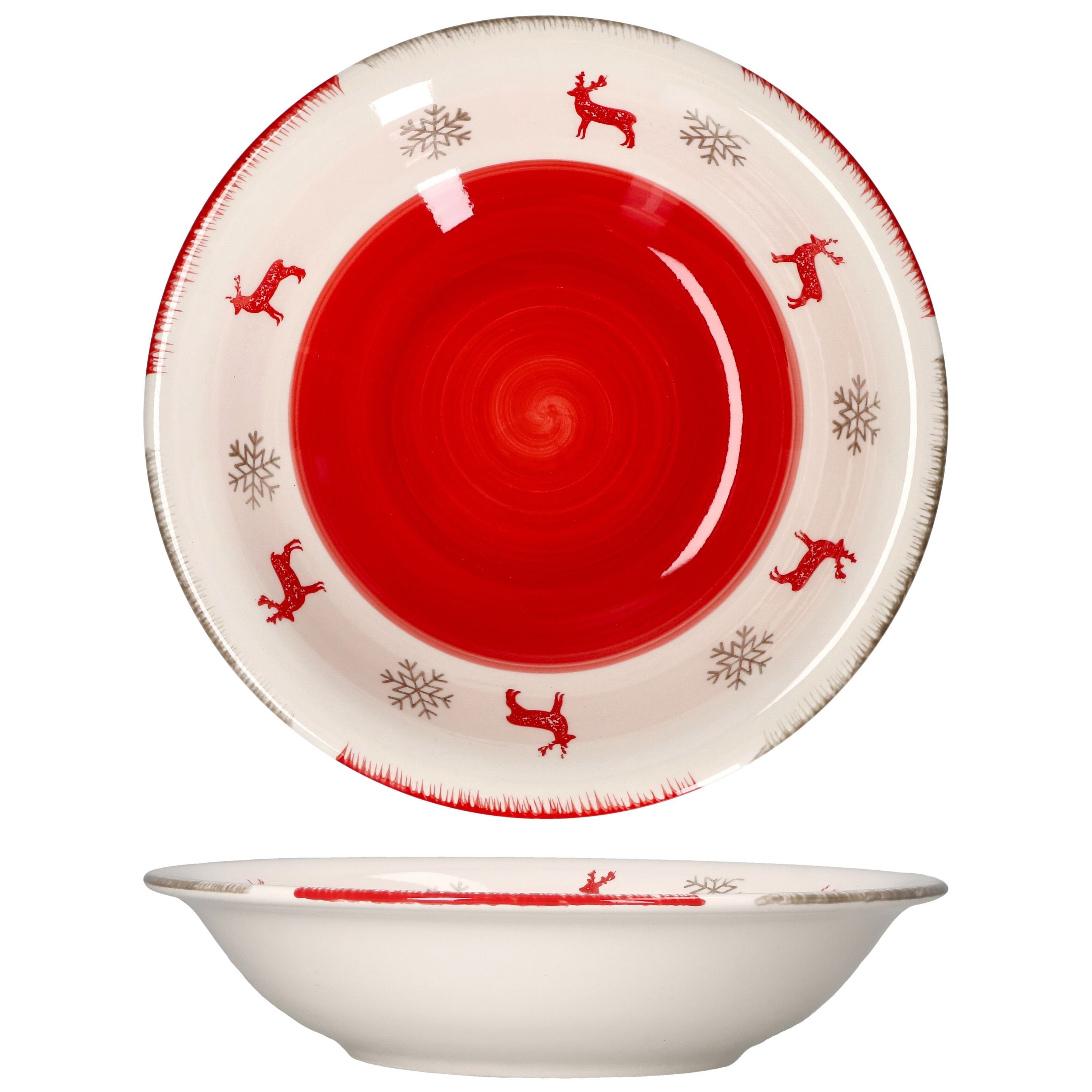 MamboCat Suppenteller 4er Set Rentier Unik Suppenteller - 23105788