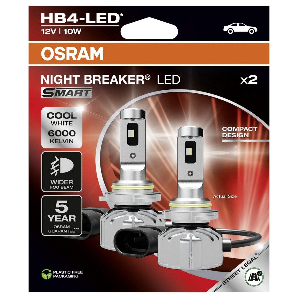 Osram KFZ-Ersatzleuchte Osram Automotive 9006DWNBSM-2HB LED Leuchtmittel NIGHT BREAKER® LED SM – Bild 2 von 5