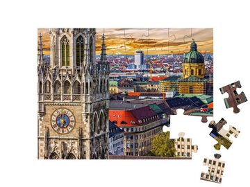 puzzleYOU Puzzle Über den Dächern von München, 48 Puzzleteile, puzzleYOU-Kollektionen Deutschland