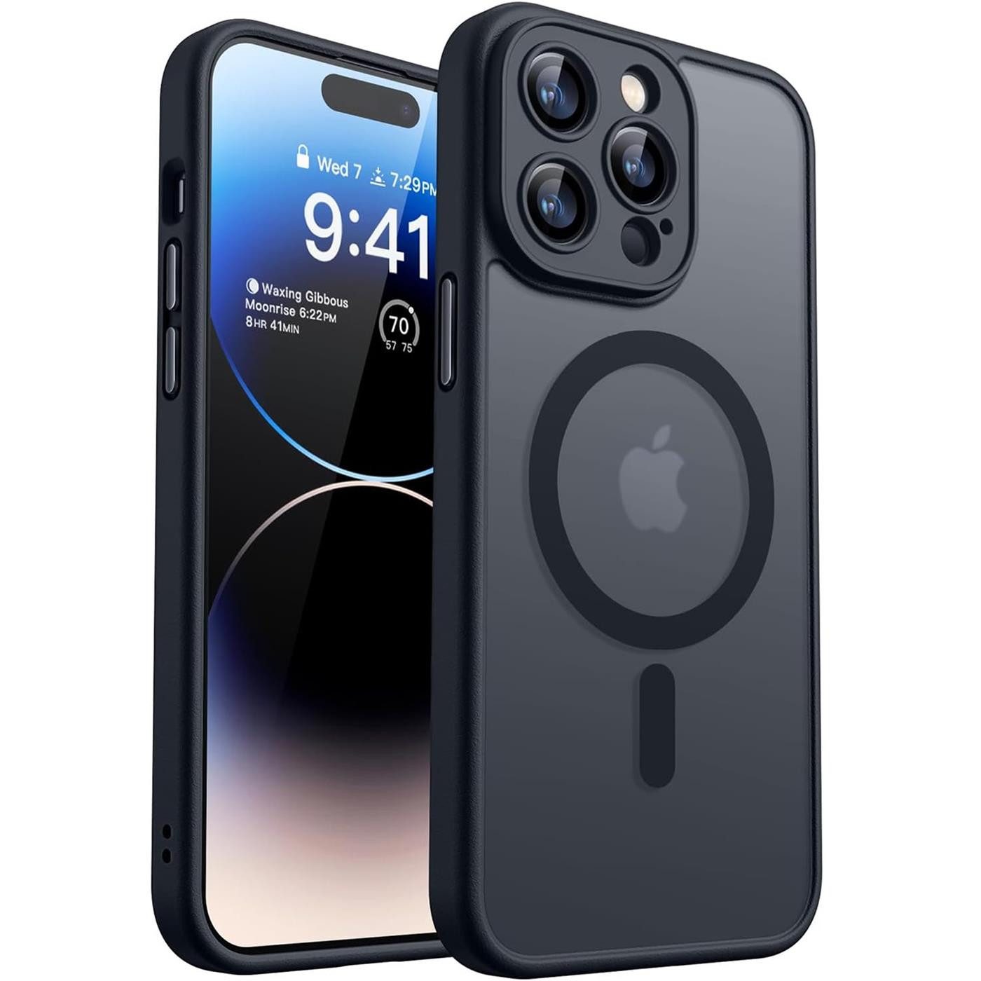 CoolGadget Handyhülle für Apple iPhone 14 6,1 Zoll, Kamera Schutz Hülle Silikon Hard Case Schutzhülle für Magsafe Zubehör