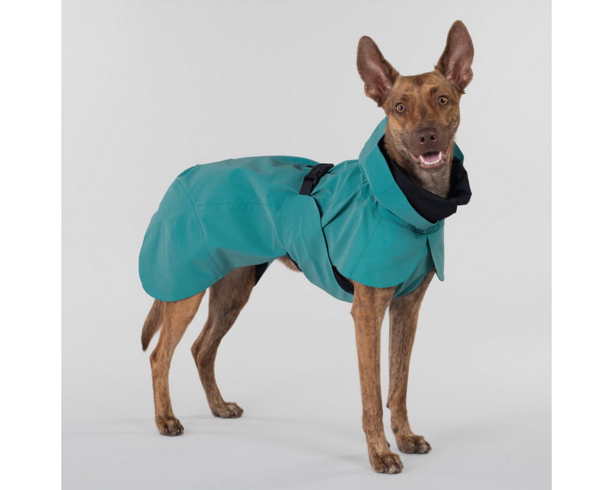 Thumbnail - PAIKKA Hunderegenmantel Hunde Regenmantel reflektierend "Visibility Raincoat" Emerald