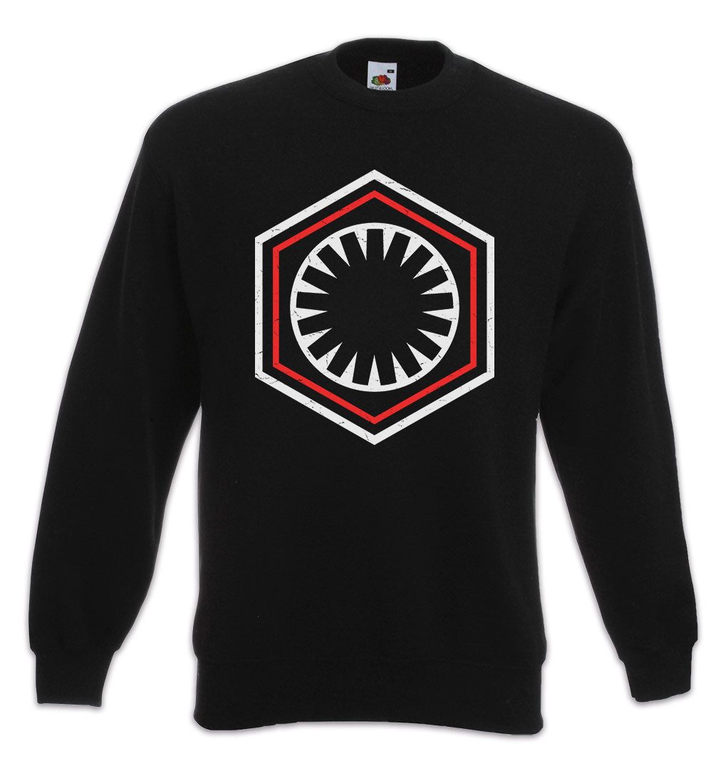Sweatshirt First Order Logo Sweatshirt Wars Krieg Empire Imperium Star Sterne Der