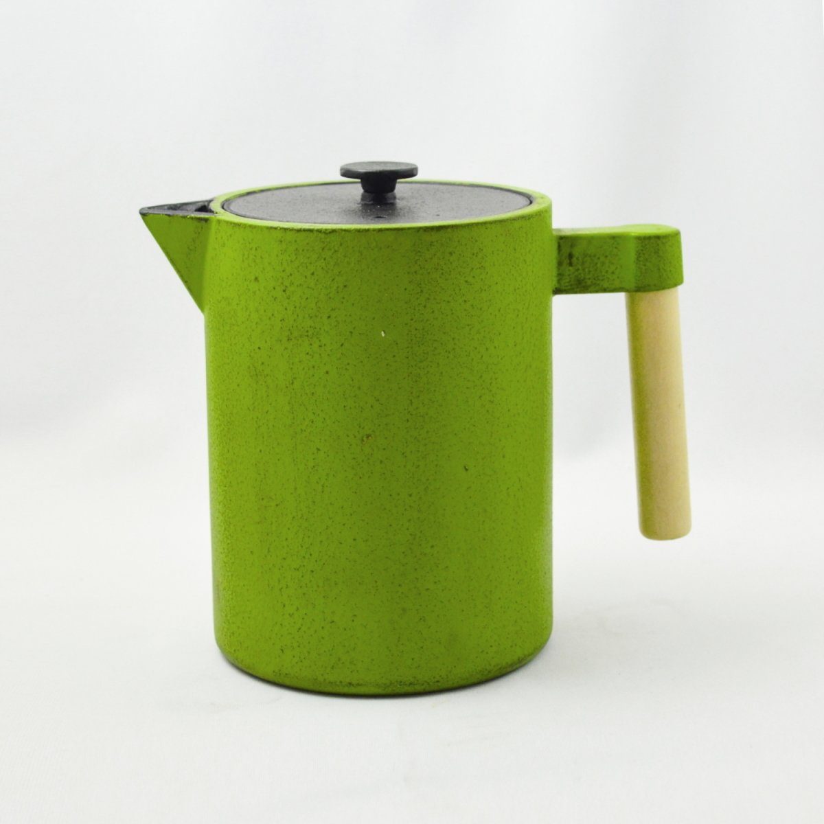 JA-UNENDLICH Teekanne Kohi, 1.2 l, aus Gusseisen handgefertigt im Sandgussverfahren, innen emailliert Grün | Teekannen