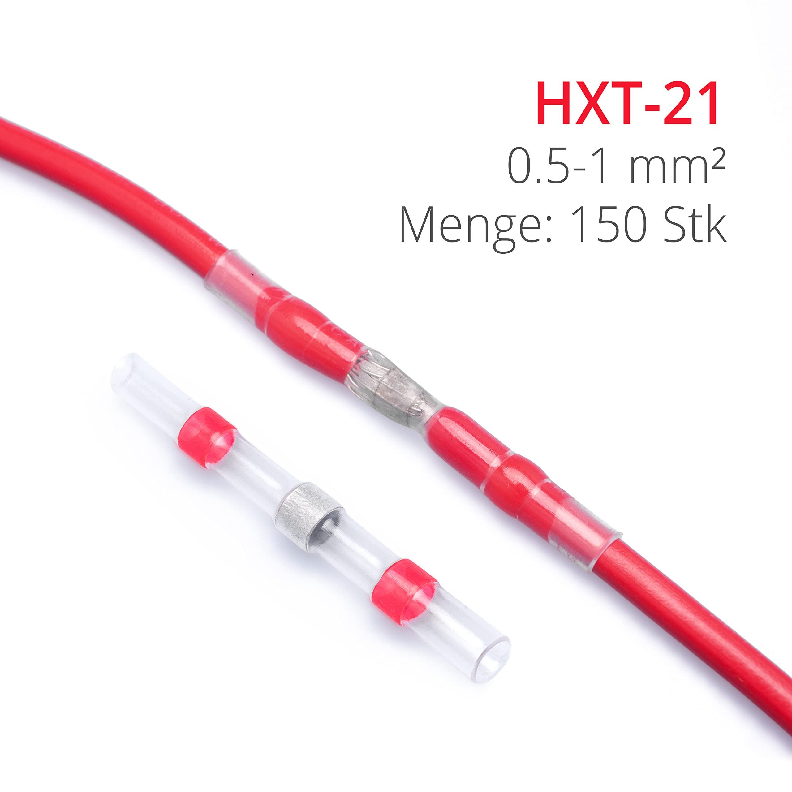 Thumbnail - Wirefy Kabelverbinder-Sortiment Wirefy Rote Lötverbinder mit Schrumpfschlauch im Set - Kabelverbinder, 1-tlg.