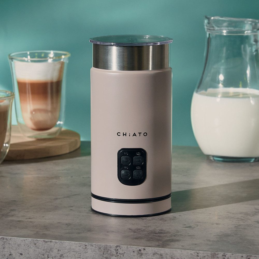 CHiATO Milchaufschäumer CHiATO milkPLAY Elektrischer Milchaufschäumer – Creme