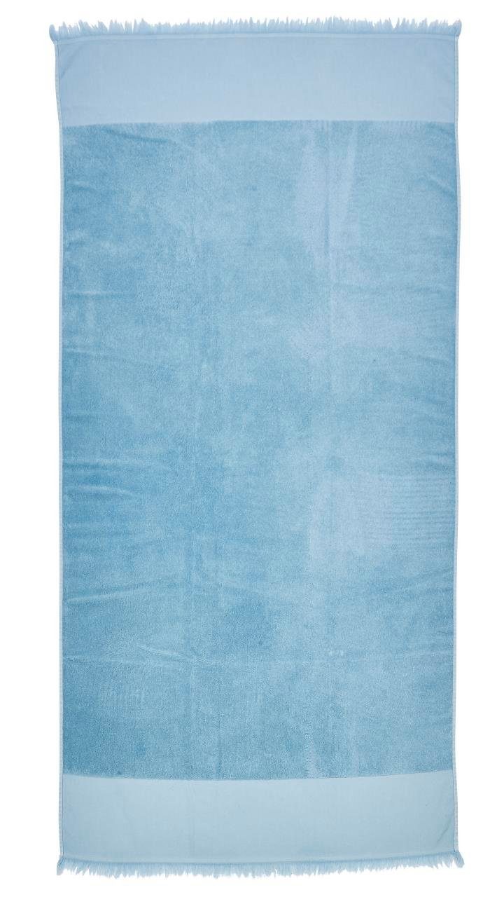 done.® Strandtuch Hamamtuch CAPRICE double face Sauna Sport Strand, Frottee (1-St), schlicht, einfach & modern - Frottee & Fransen. € 29,95