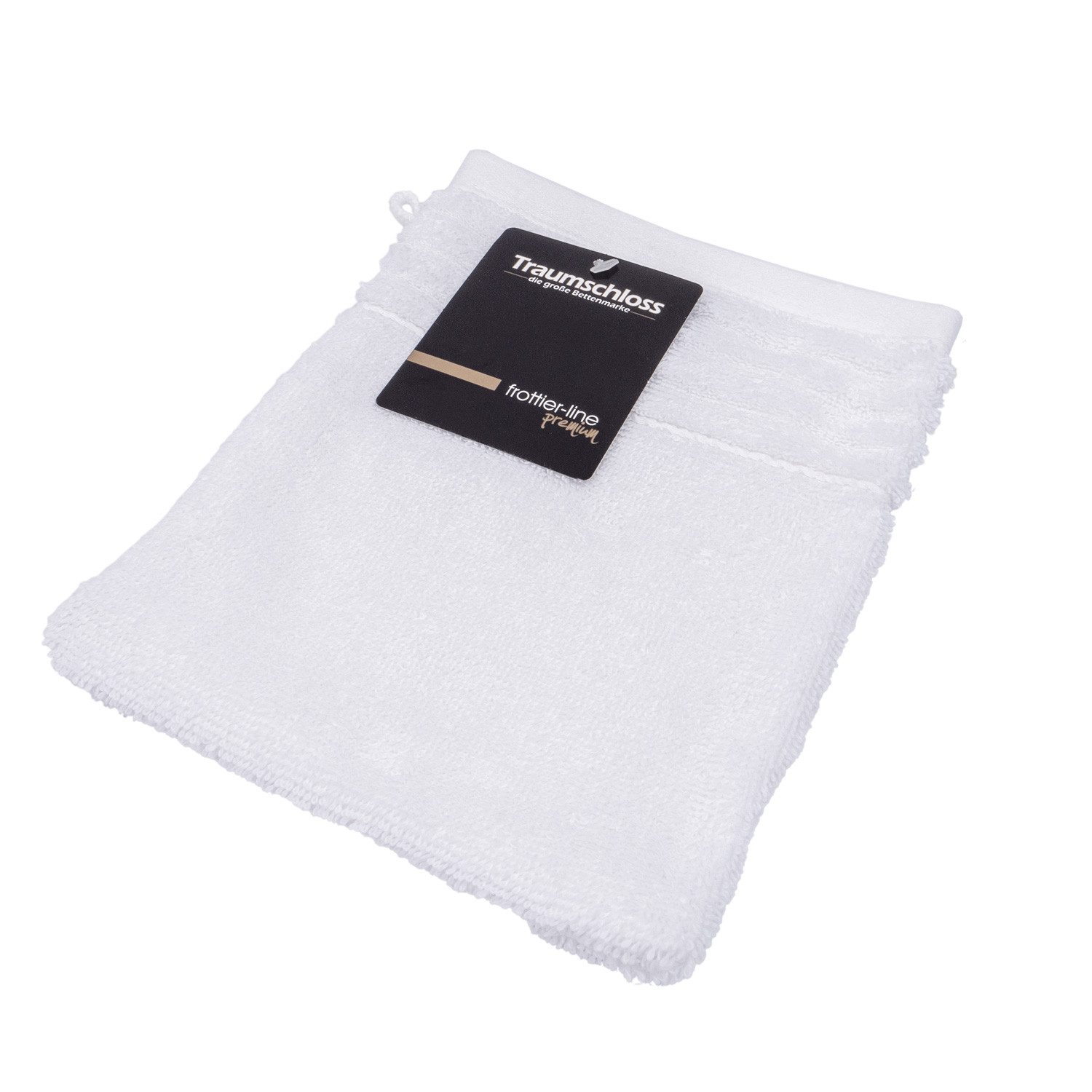 Traumschloss Waschlappen Premium-Line, (1-St), 100% ägäische Baumwolle mit 600g/m²