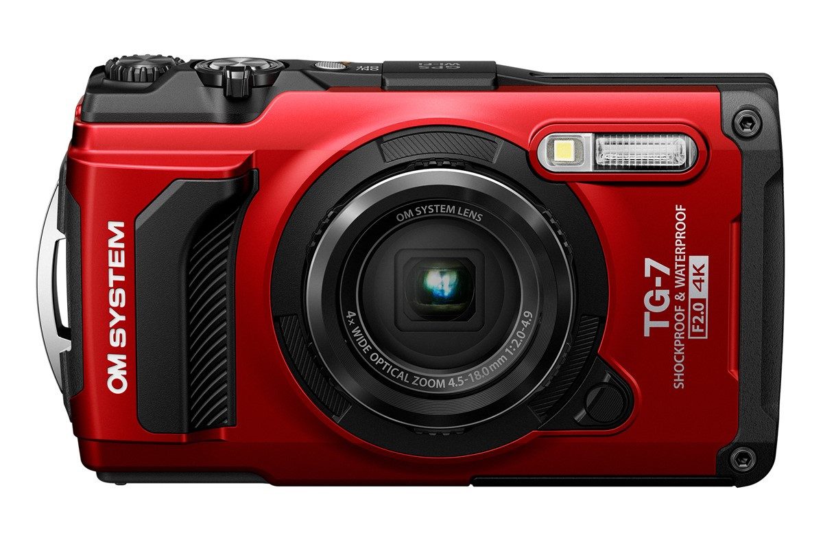 Olympus SYSTEM TG-7 rot Vollformat-Digitalkamera