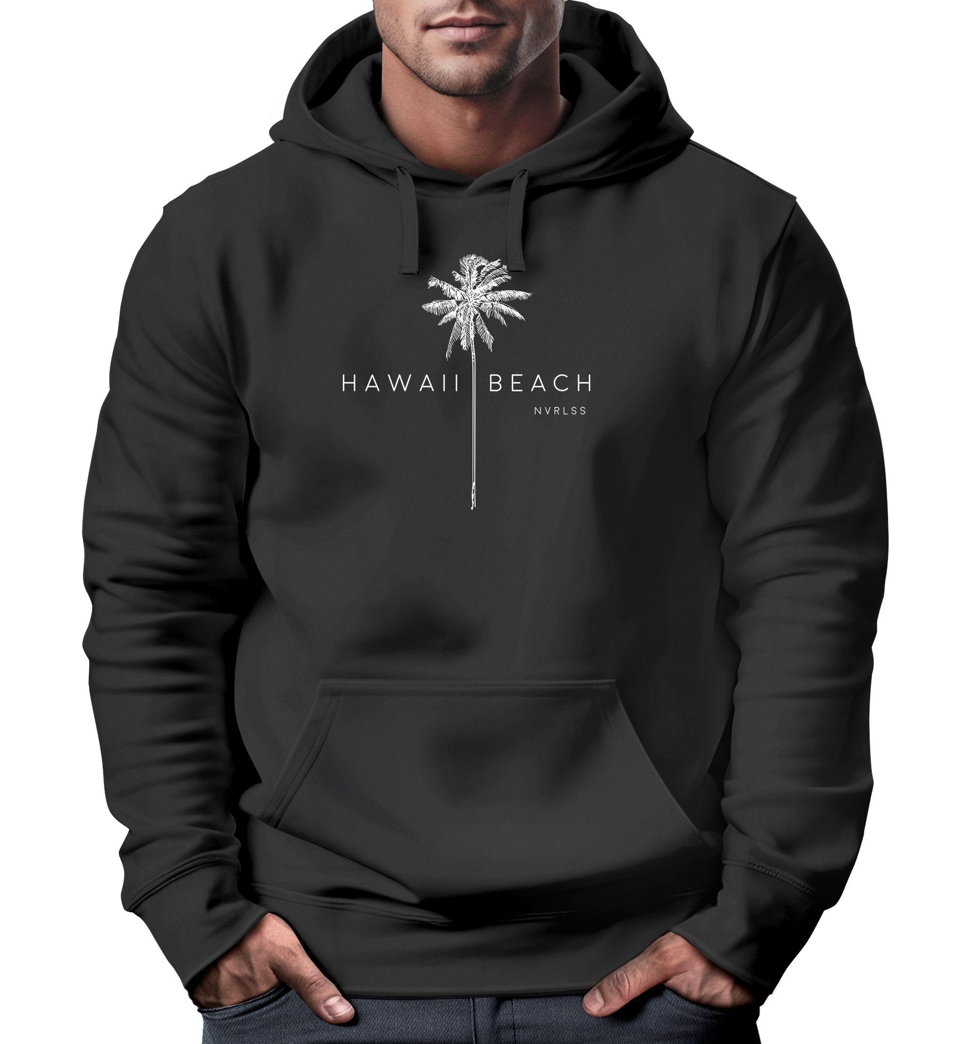 Hoodie Hoodie Herren Hawaii Beach Palme Kapuzen-Pullover Männer