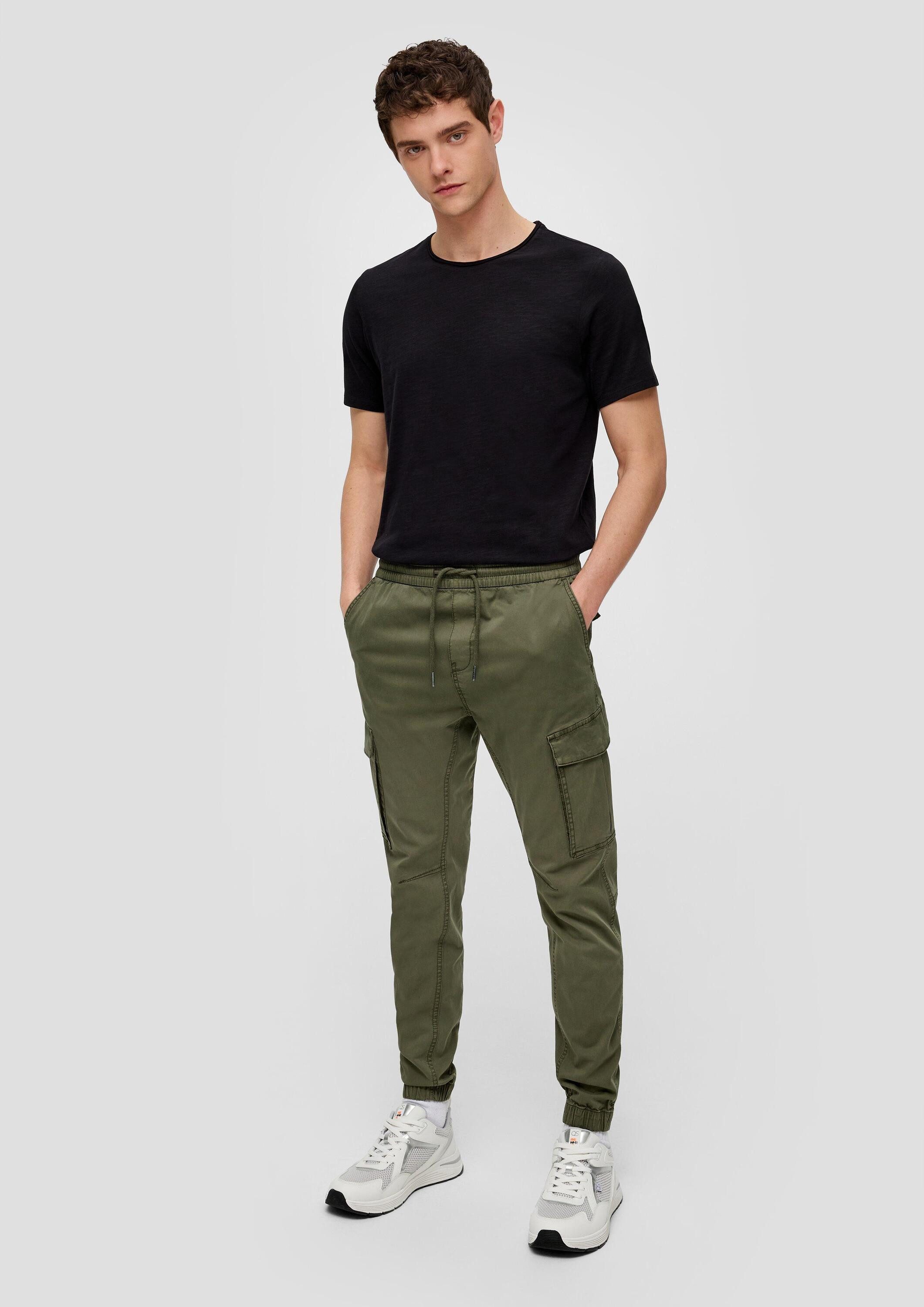 QS Chinos Hose Slim Fit: Cargohose