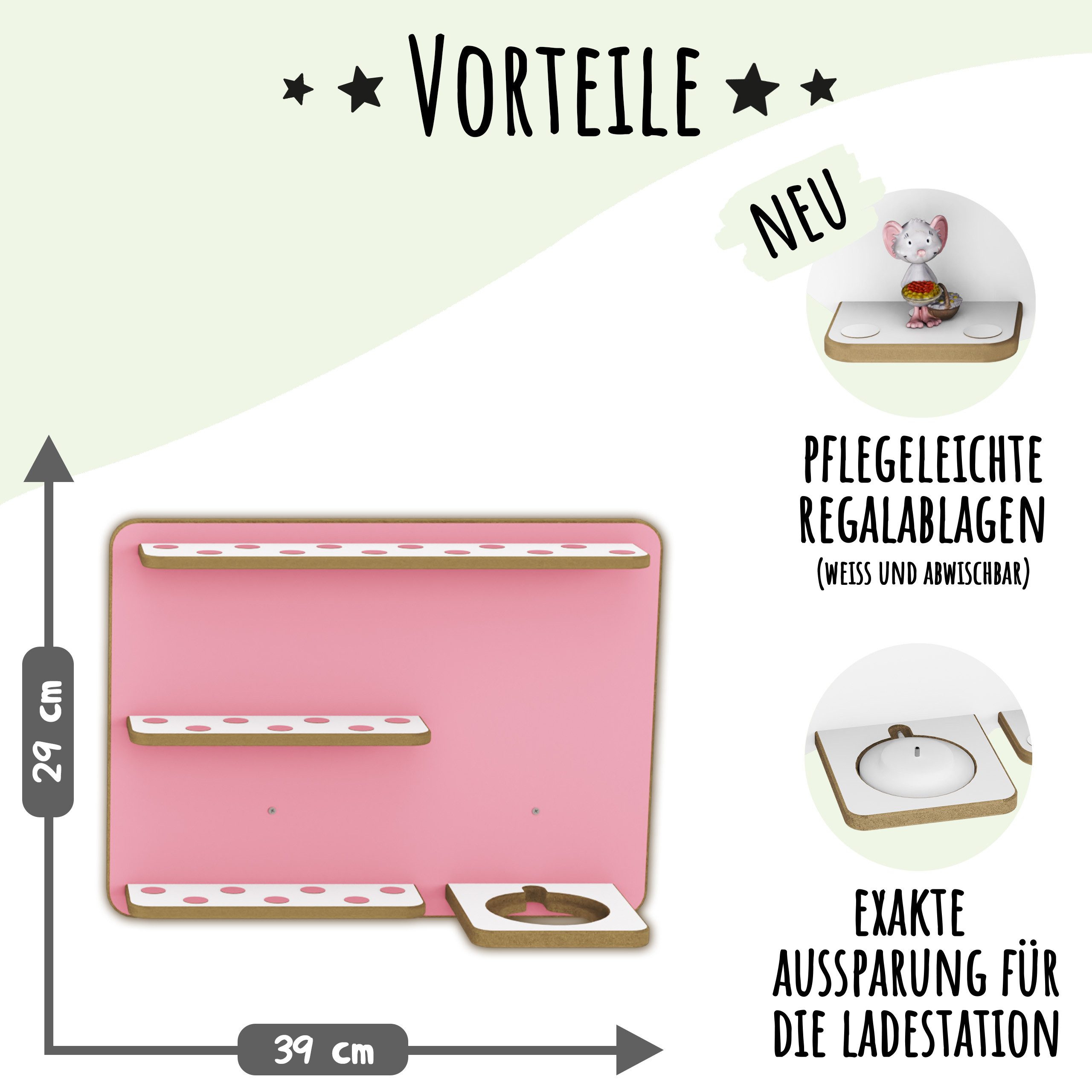 Holzura Kinderregal Regal für Toniebox, Aufbewahrung für Toniefiguren günstig online kaufen