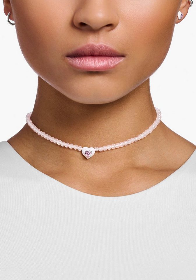 THOMAS SABO Choker Choker Herz mit pinke... THOMAS SABO Choker Choker Herz mit pinke...