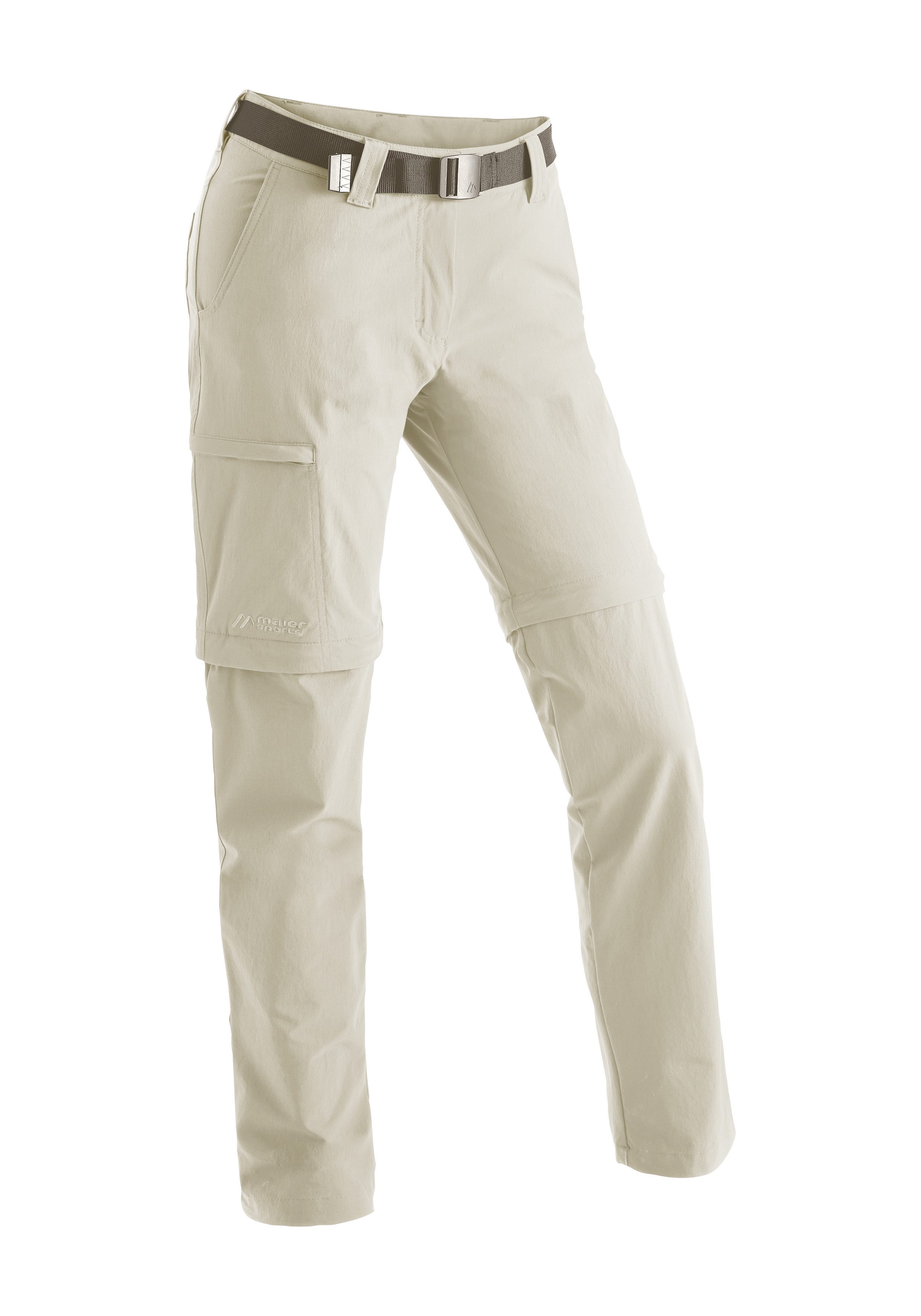 Maier Sports Outdoorhose Inara slim zip Damen Zip-Off Wanderhose, atmungsaktive Trekkinghose, Slim Fit