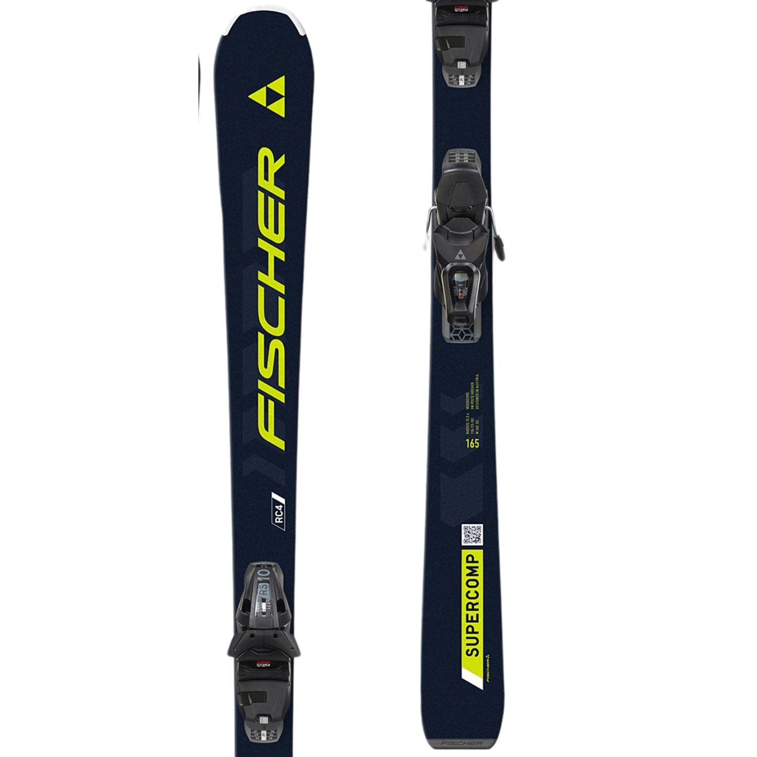 Fischer Sports GmbH Ski, RC4 Supercomp 170cm Alpinski On Piste Rocker + Bindung RS10 GW Z3-10