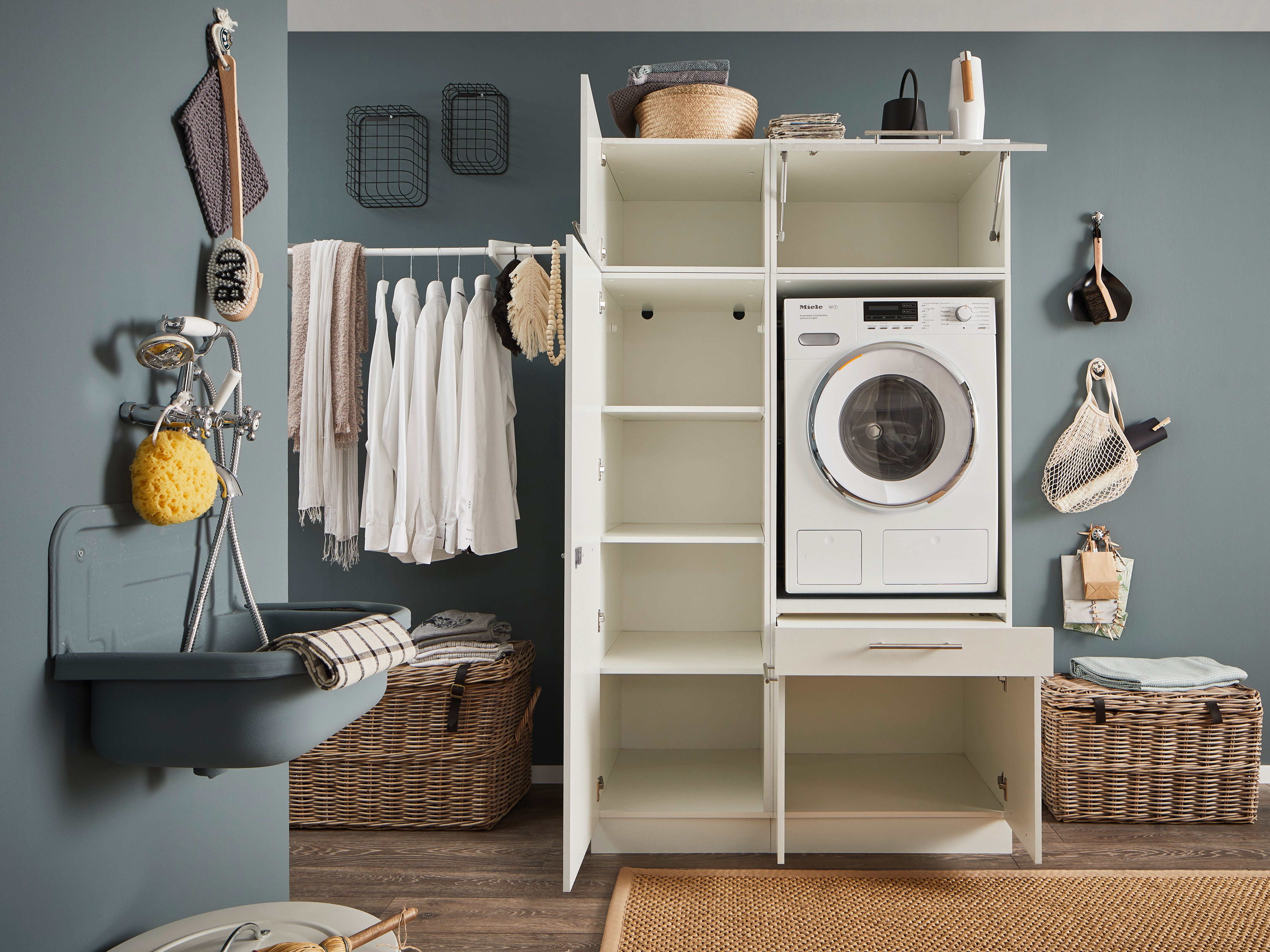 Laundreezy Mehrzweckschrank-Set LAUNDREEZY LDSK7, Breite 117,5 günstig online kaufen
