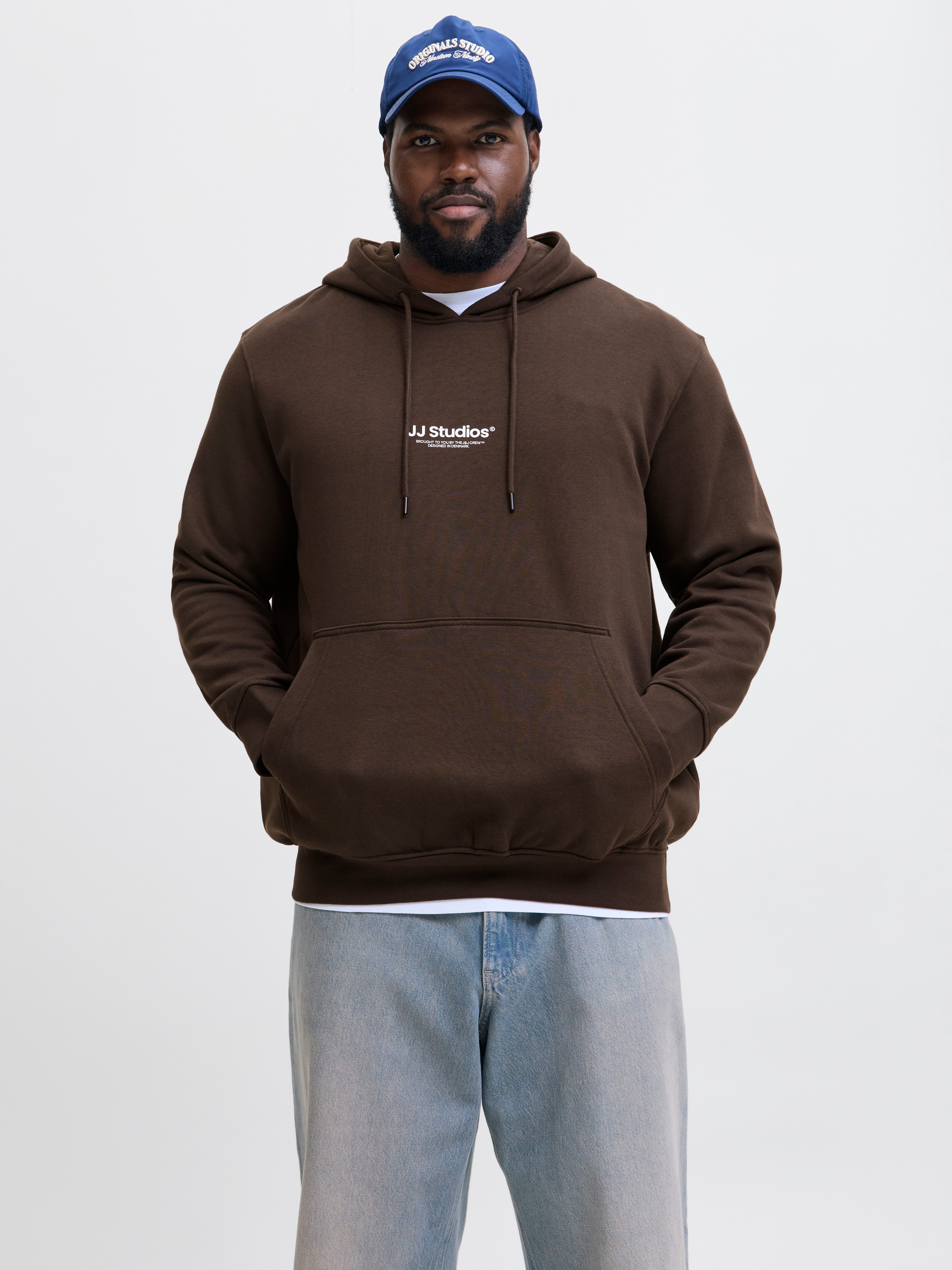 Jack & Jones PlusSize Kapuzensweatshirt JJESOHO SWEAT HOOD NOOS PLS mit Log günstig online kaufen