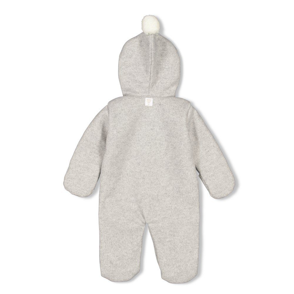 Feetje Overall Feetje Baby Winteroverall Schneeanzug Kapuze gris melange (1-tlg)