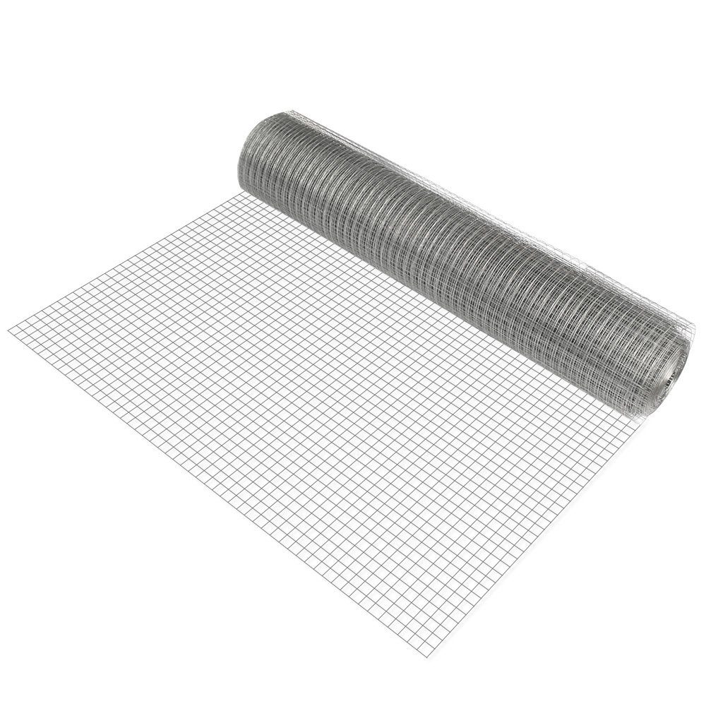 pro.tec Gartenzaun, Drahtgitter 1x25m Schweißgitter Volierendraht günstig online kaufen