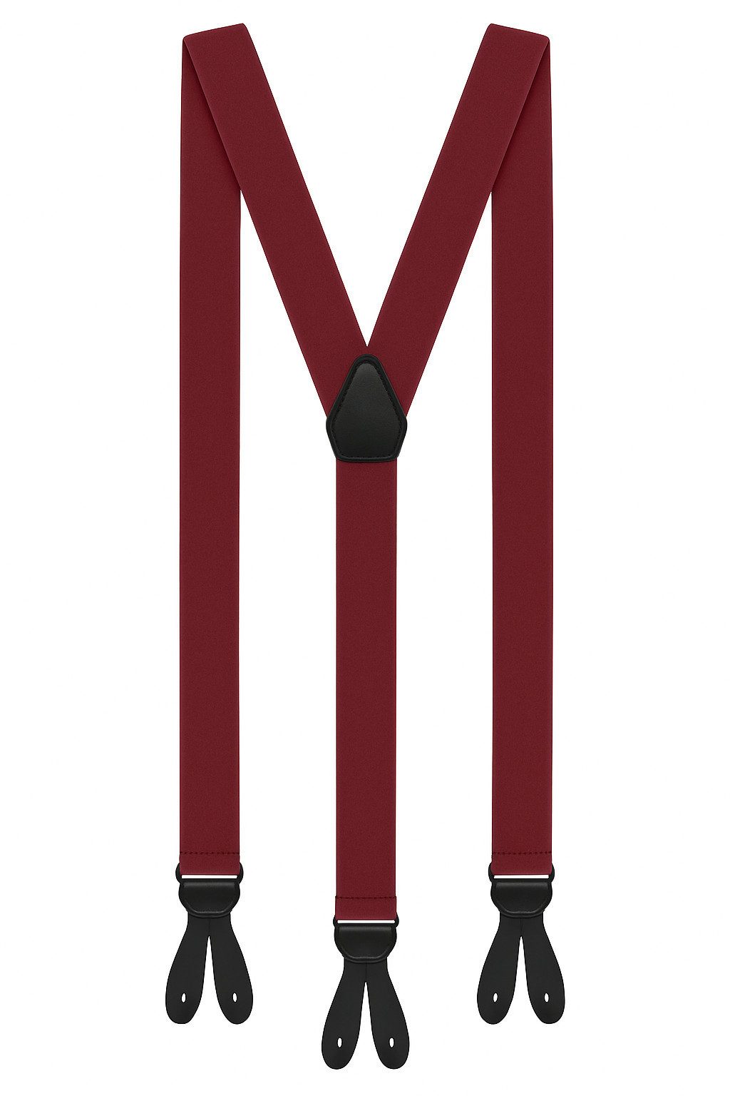 ZUKUNFTSENKEL Hosenträger Hosenträger Herren 3,5 cm Breite Y-Form mit Knopfverschluss (Deutsche Produktion, Komfortabel) Lederriemen Knopfverschluss, ohne Clips