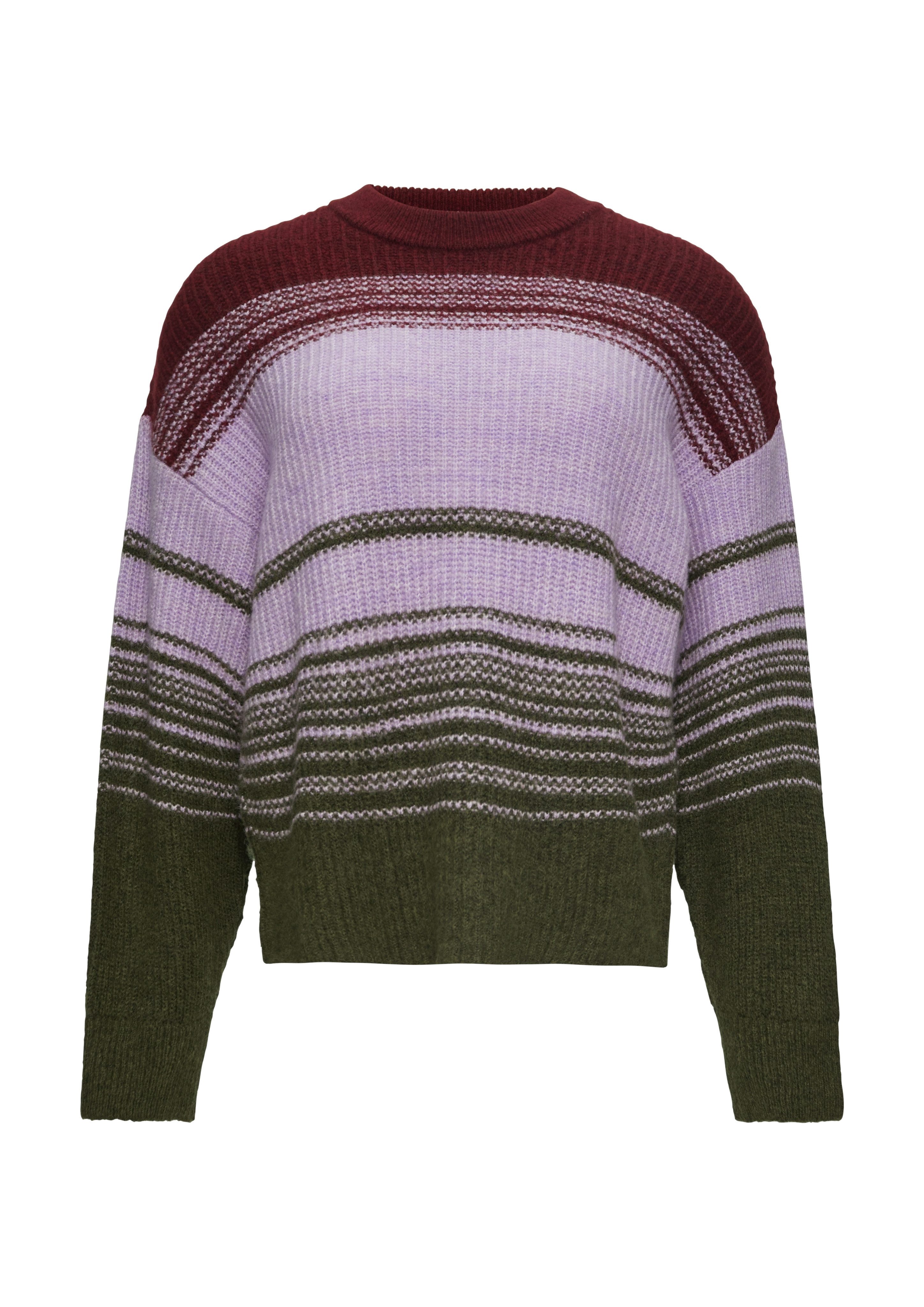 s.Oliver Strickpullover mit Intarsien Muster