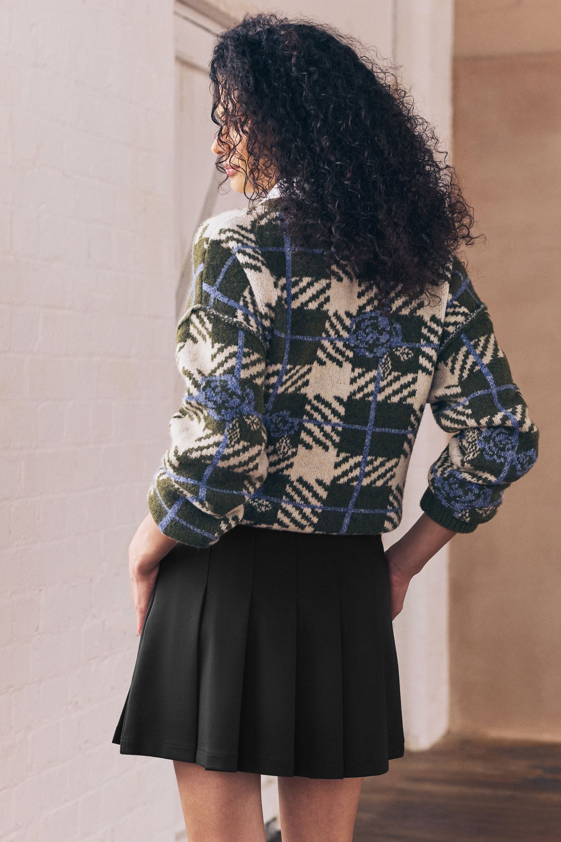 Next Minirock Plissierter Minirock aus Jersey (1-tlg) günstig online kaufen