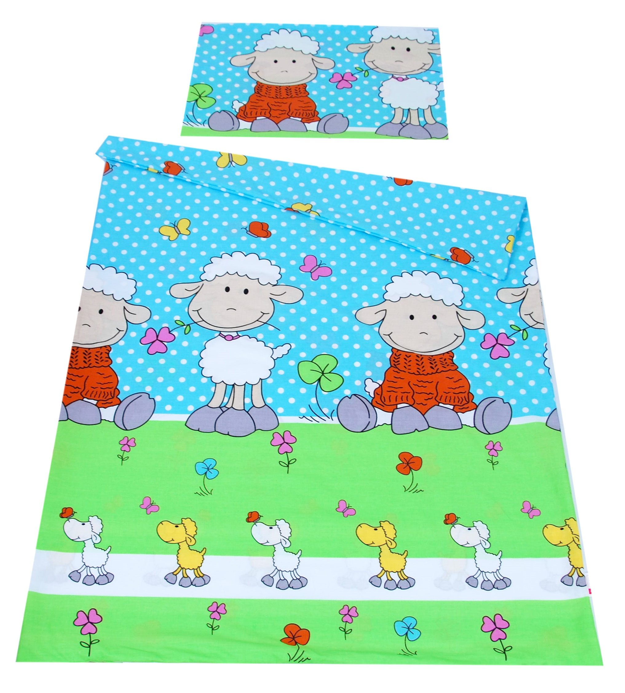 Babybettwäsche BABYLUX Kinderbettwäsche 2 Tlg. 90 x 120 cm Bettwäsche Bettbezug Kind