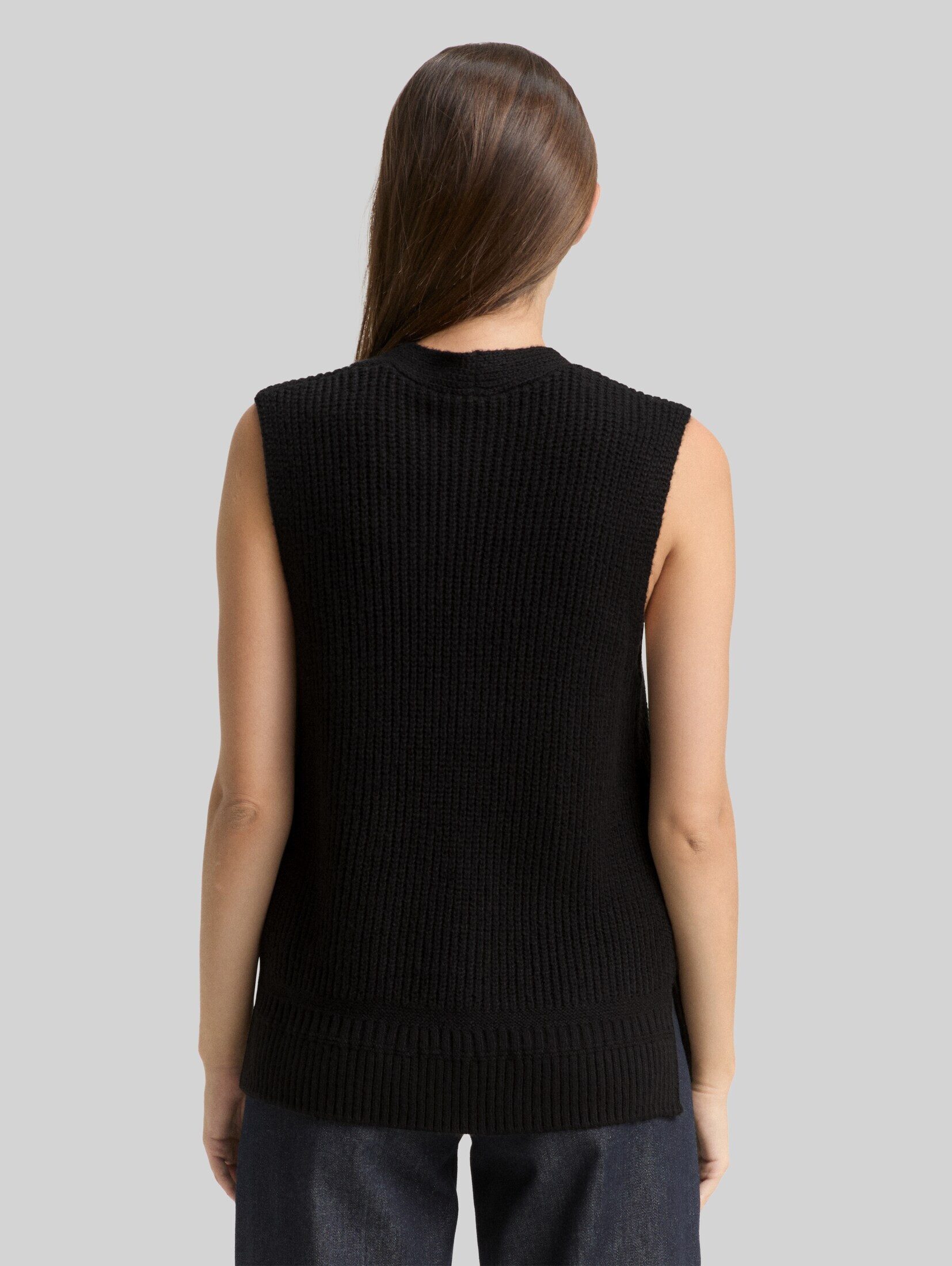TOM TAILOR Strickpullover Pullover & Strickjacken Pullunder mit V-Ausschnitt