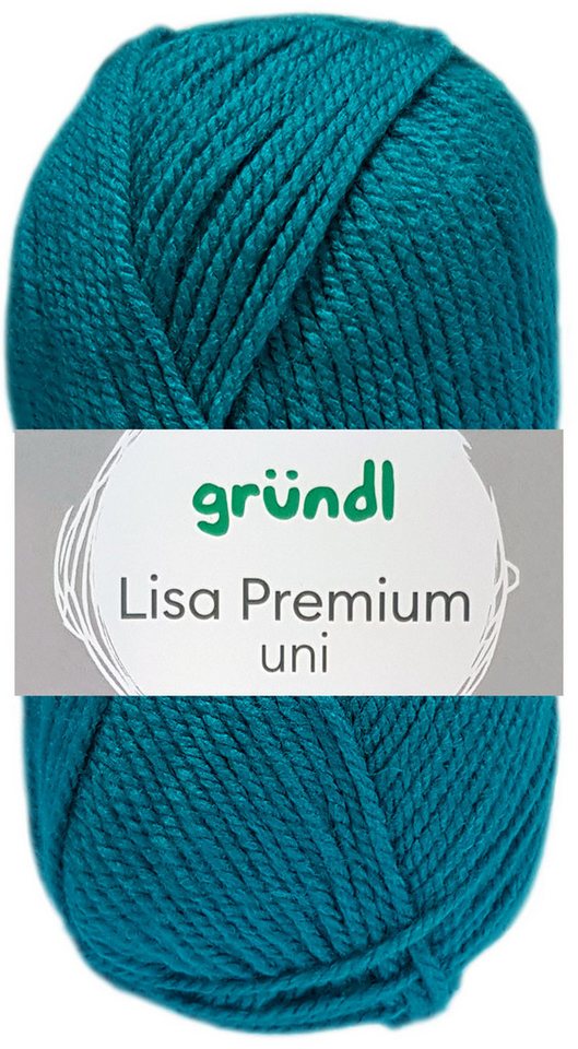 Gründl 50 Gramm Gründl Lisa Premium Uni Bastelgarn