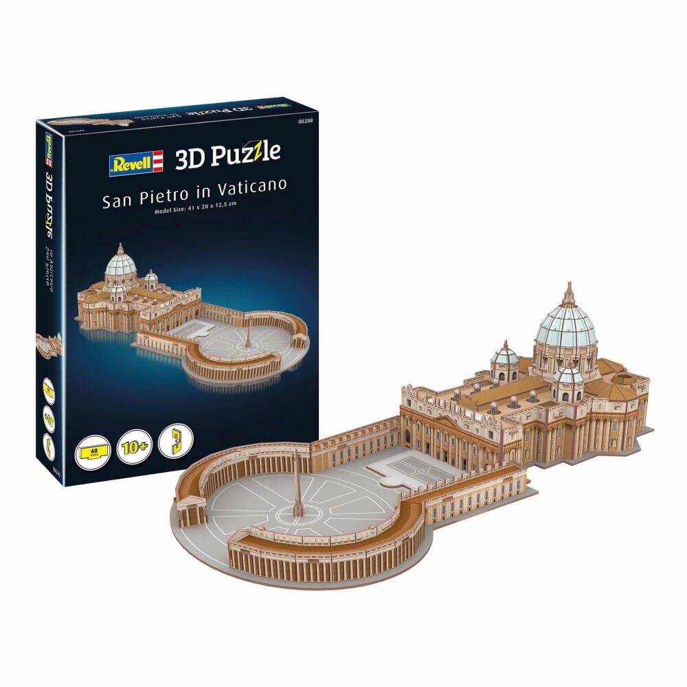 Revell® 3D-Puzzle Petersdom 00208, 68 Puzzleteile