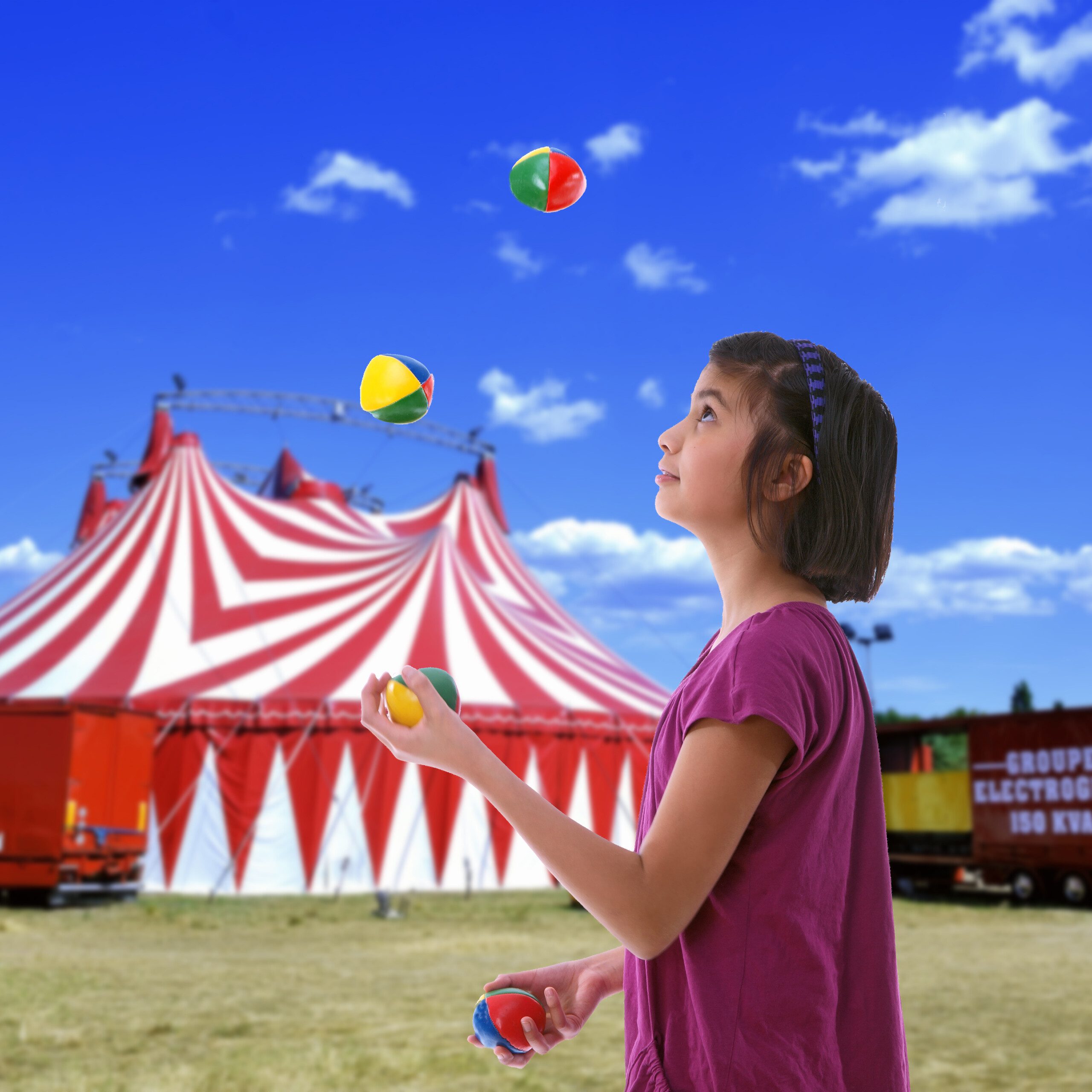 relaxdays Spielball Jonglierbälle 24er Set