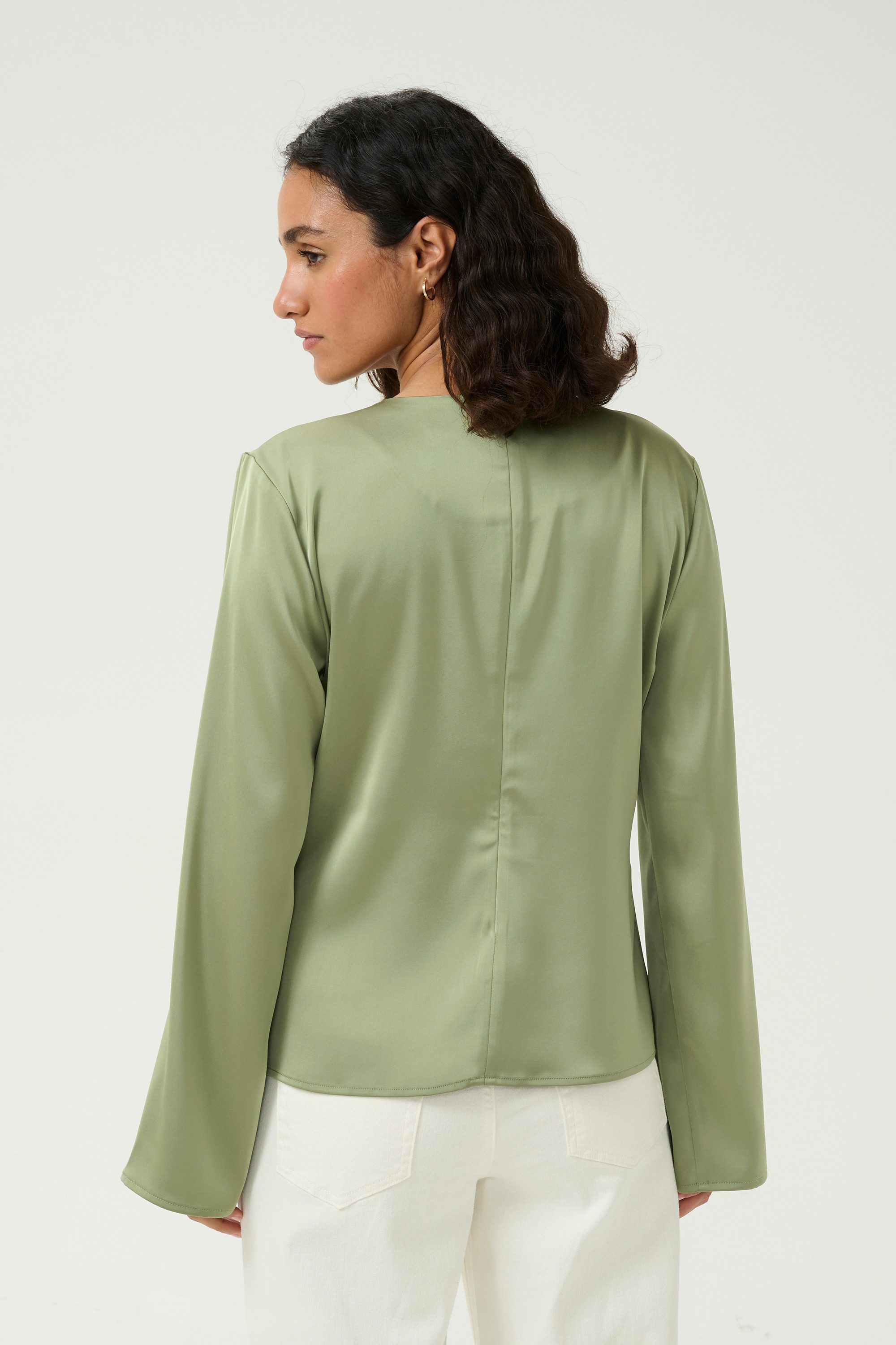 KAFFE Langarmbluse Langarm-Bluse KAhill